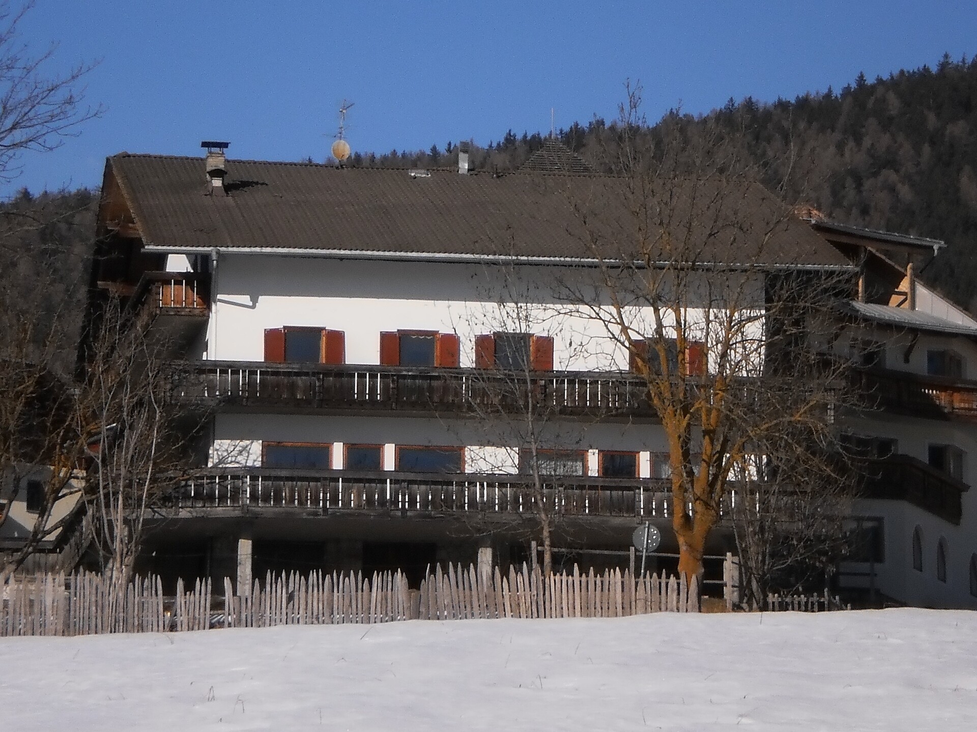 Pension Plonerhof in winter