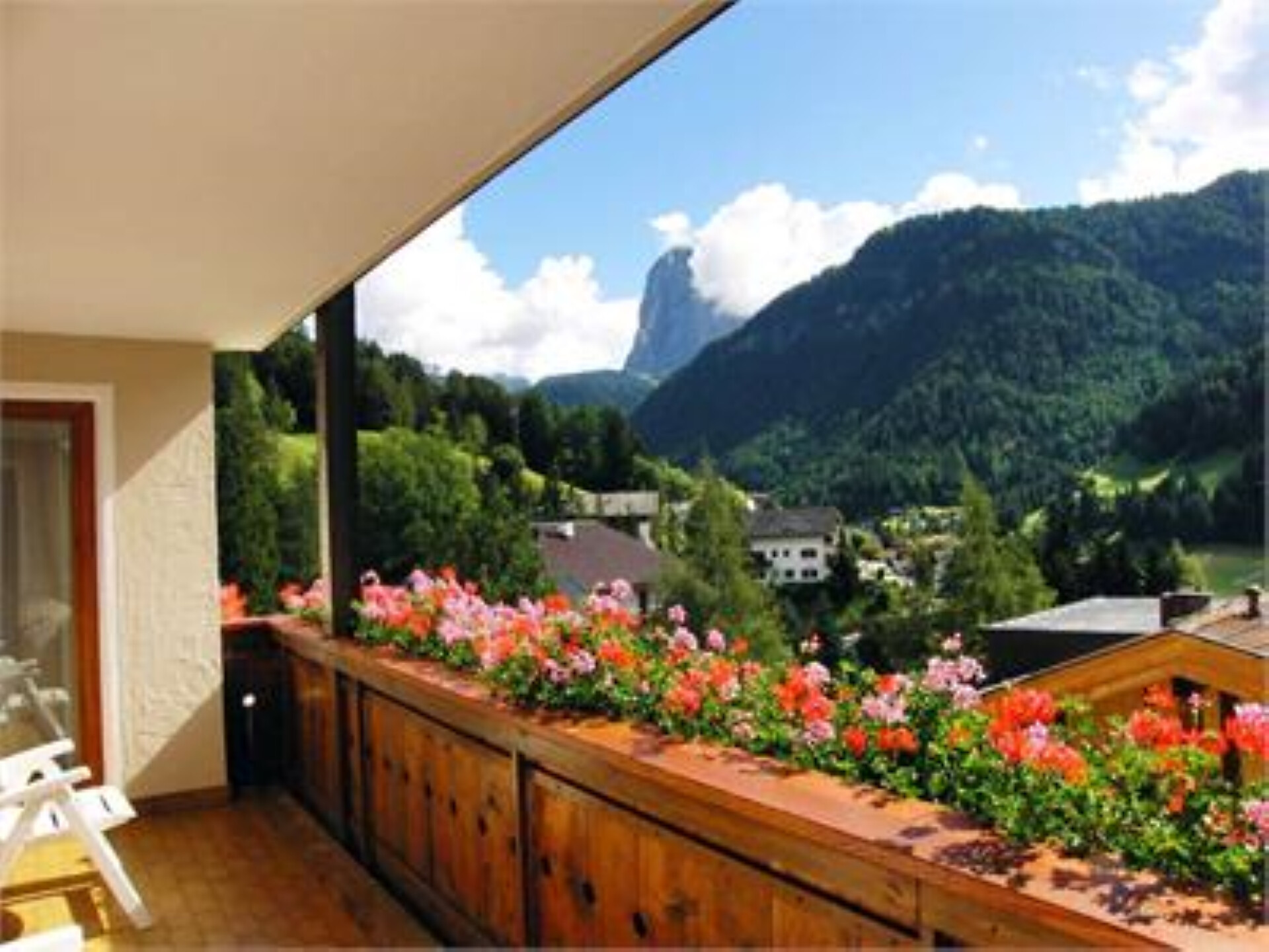 Vista dal balcone