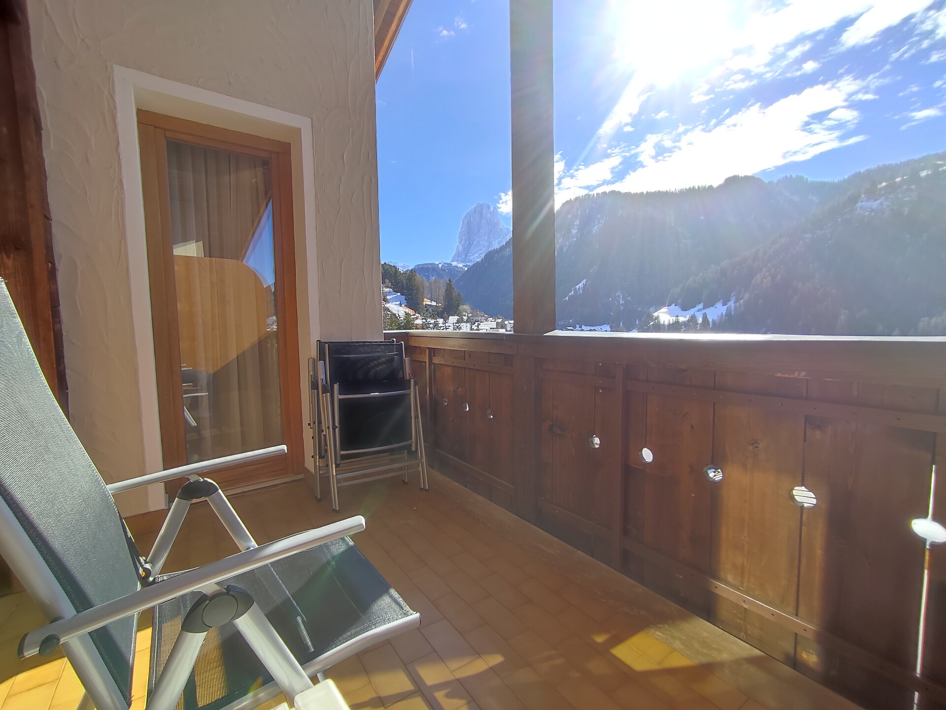 Vista dal balcone