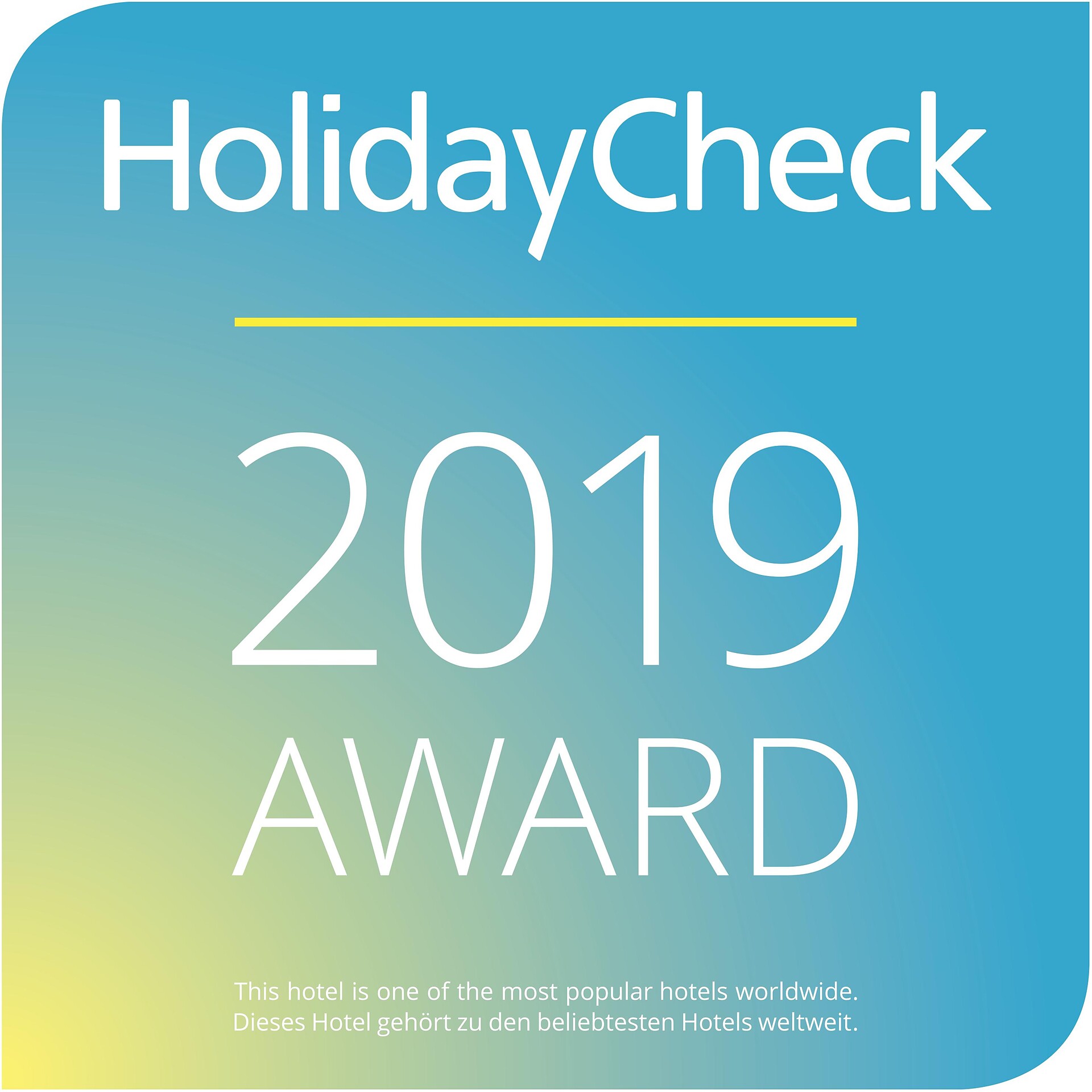 Holidaycheck Award