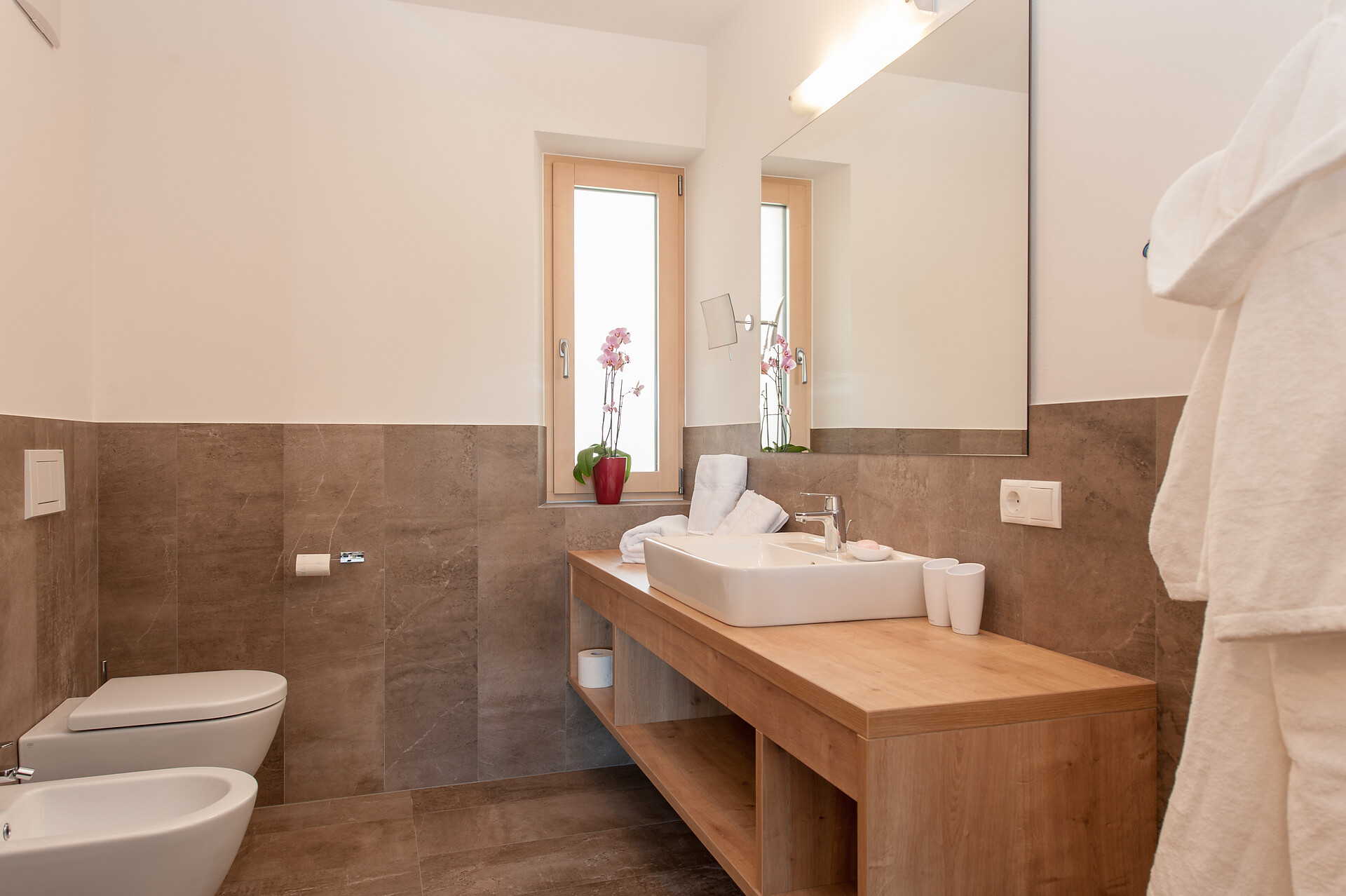 Badezimmer Hotel Flora
