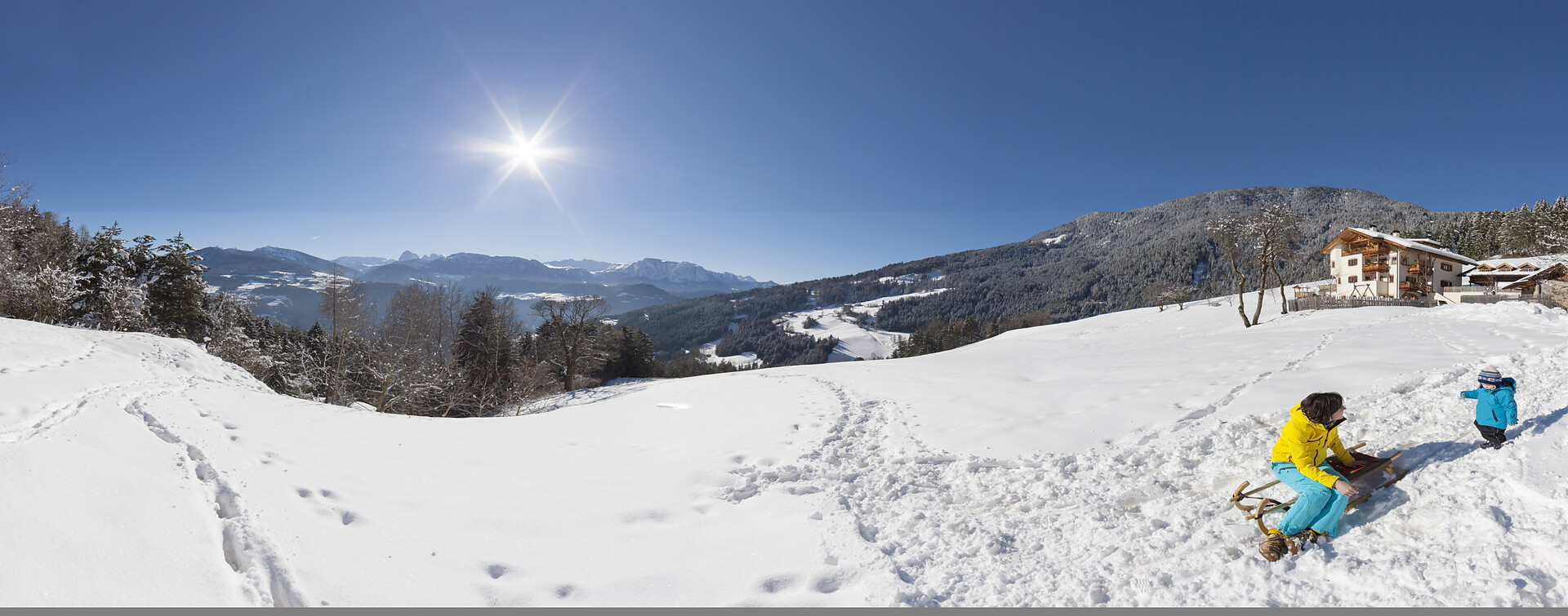 Maso Prackfied nella neve