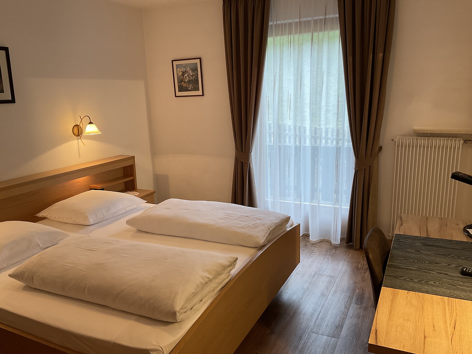 Room with balcony