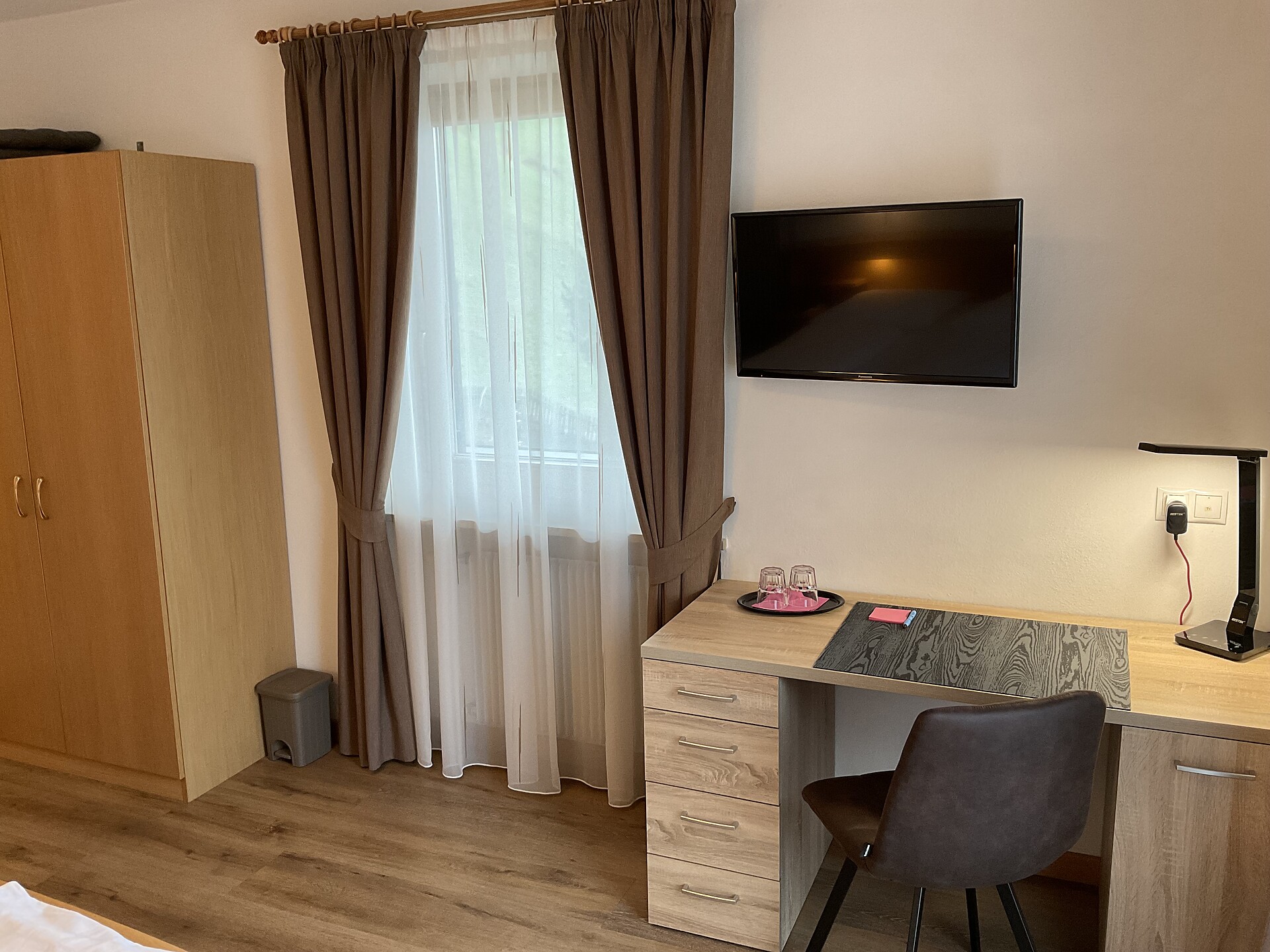 Room with balcony