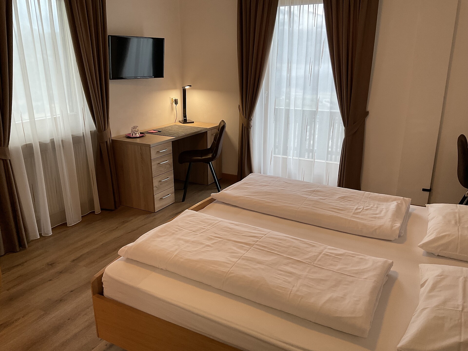 Room with balcony