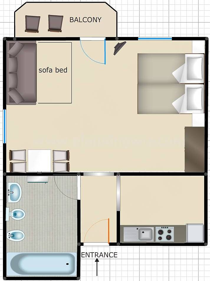 Apartment for 2