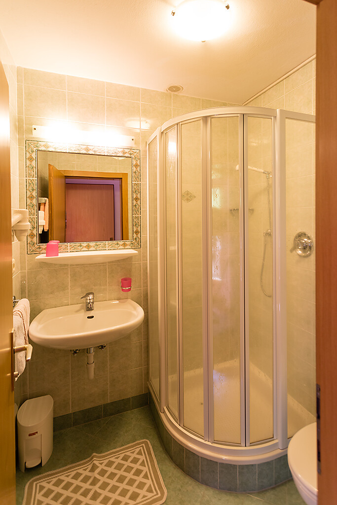 Bathroom whit shower and toilet