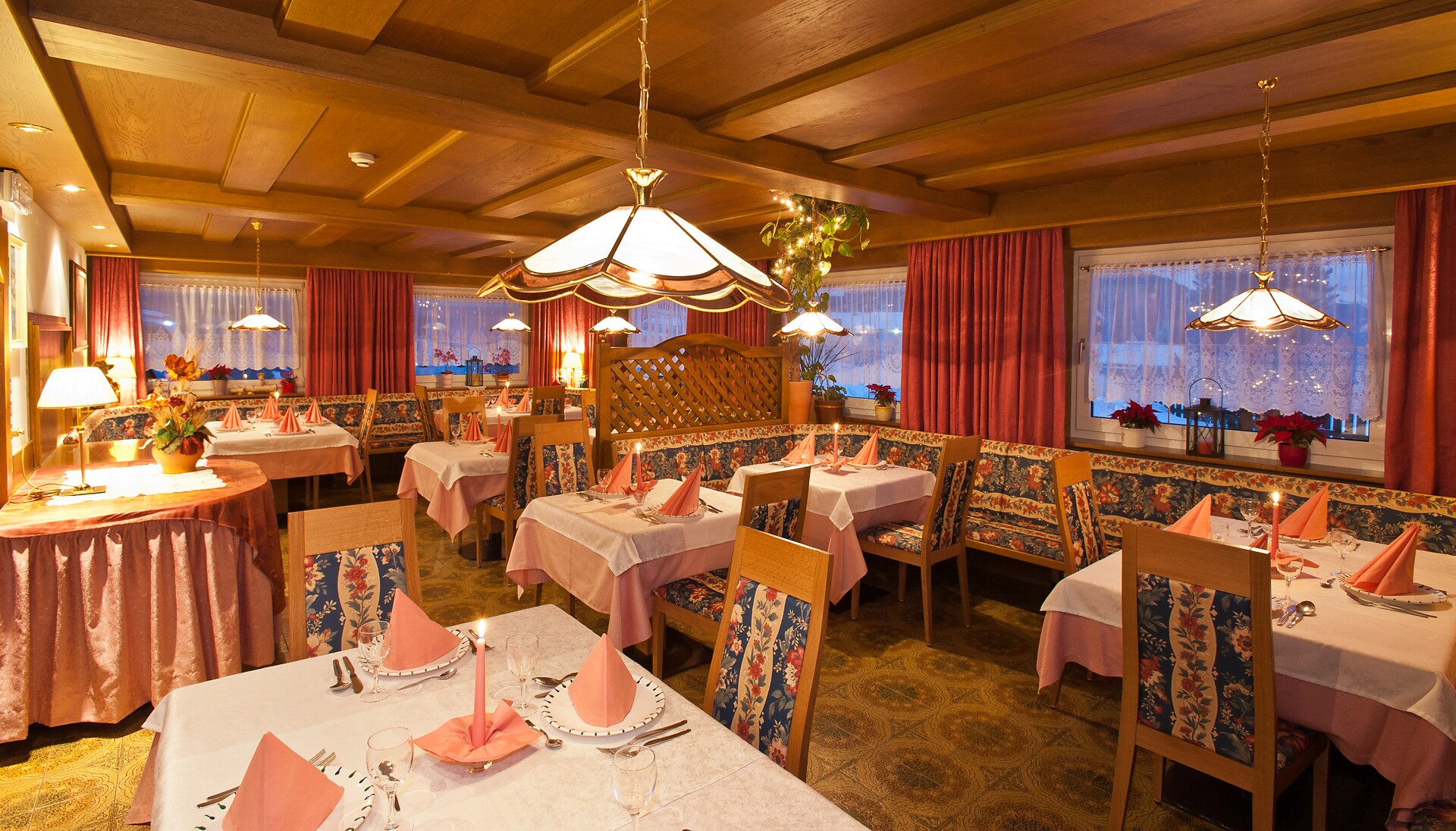 The dining room