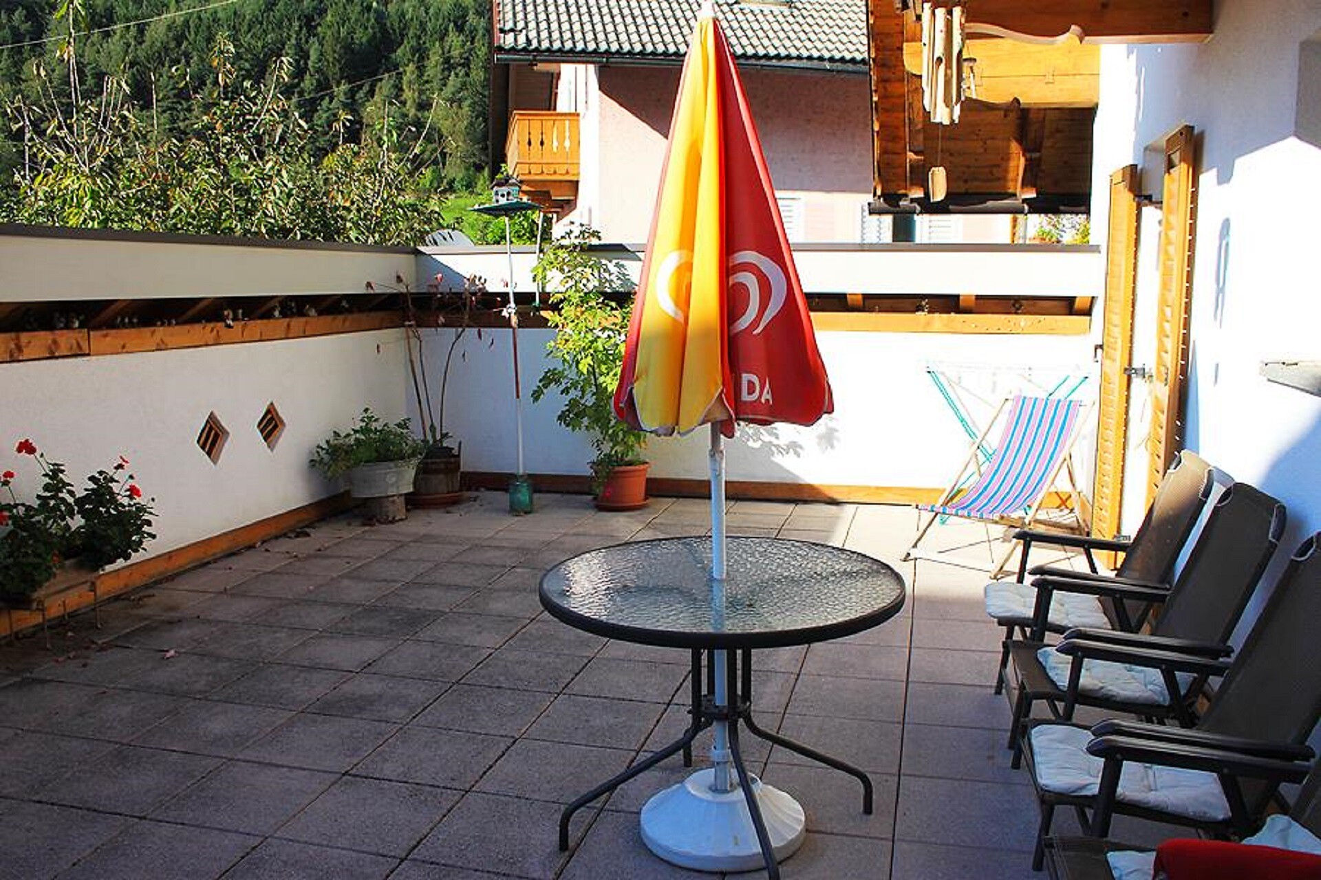 Terrasse Enzianwohnung