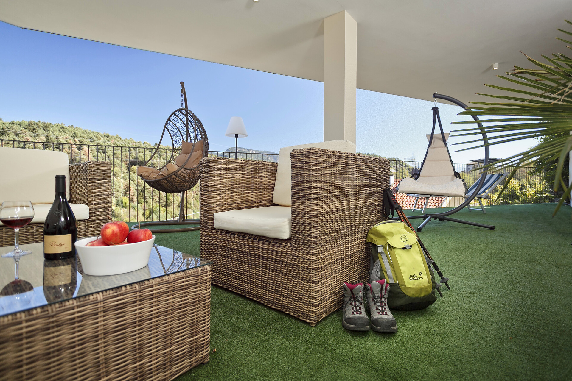 room with terrace