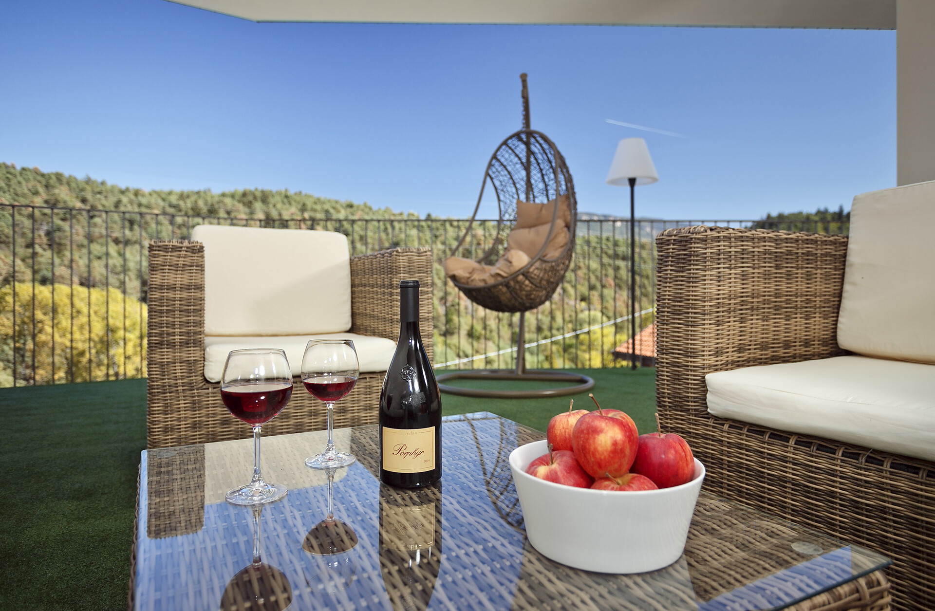 room with terrace