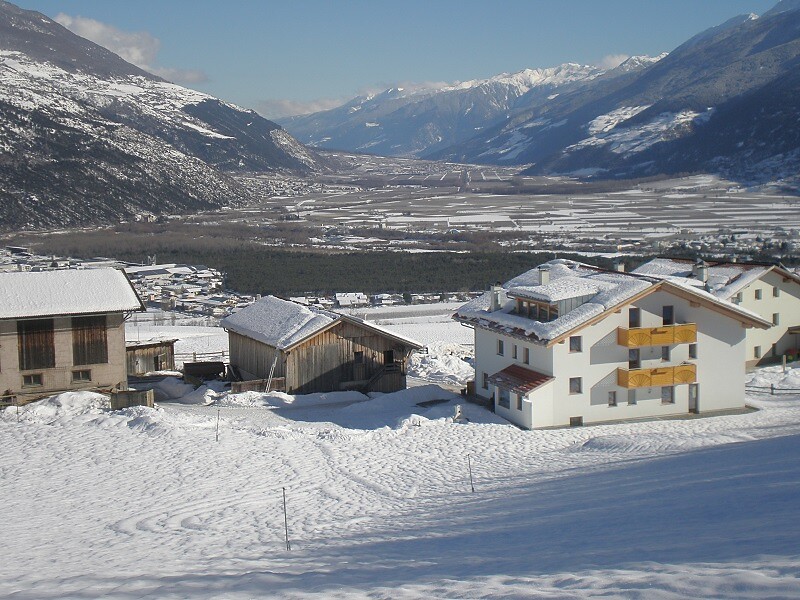 visita sulla valle innevata