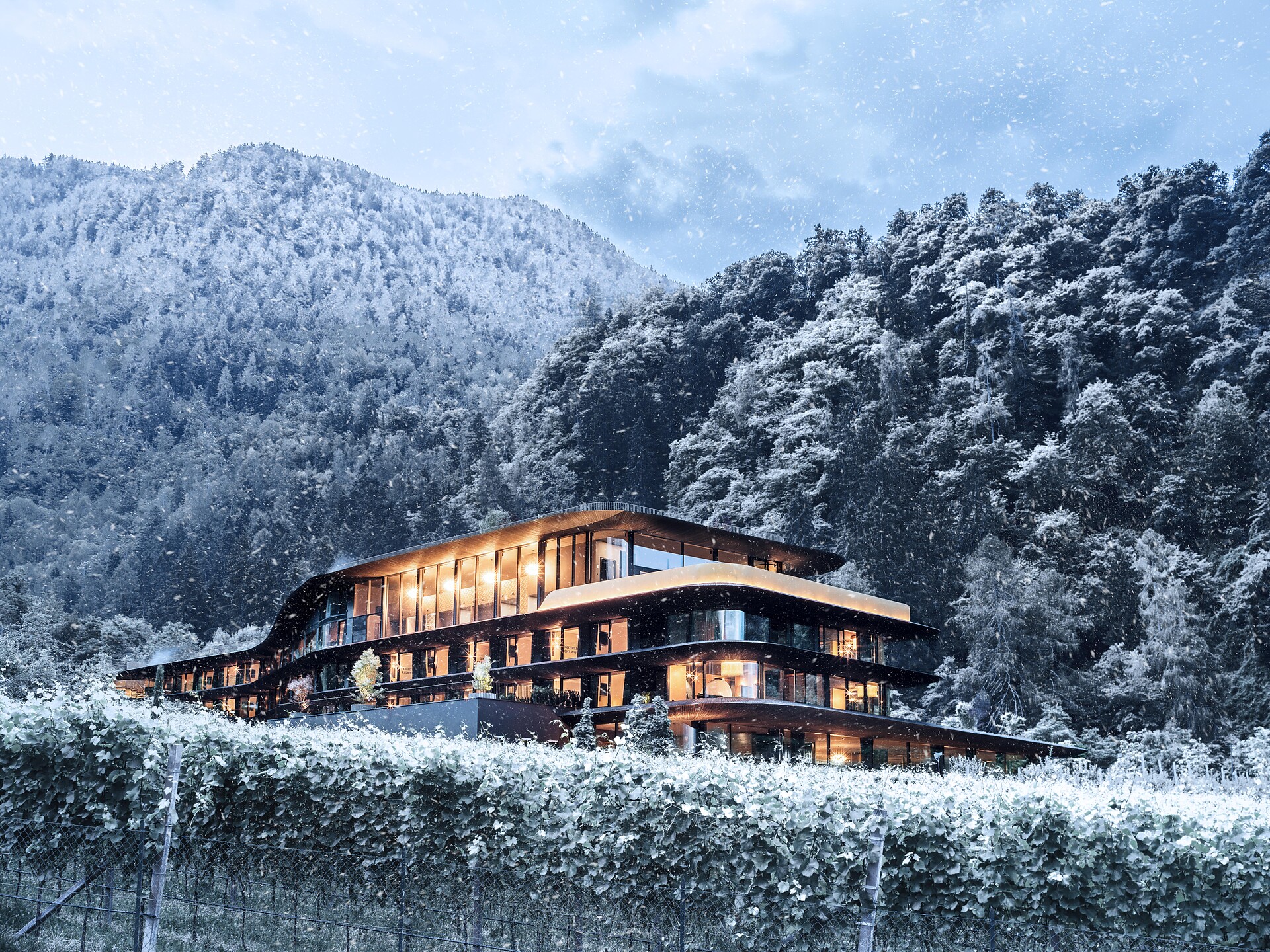 Prinz Rudolf Smarthotel in Winter