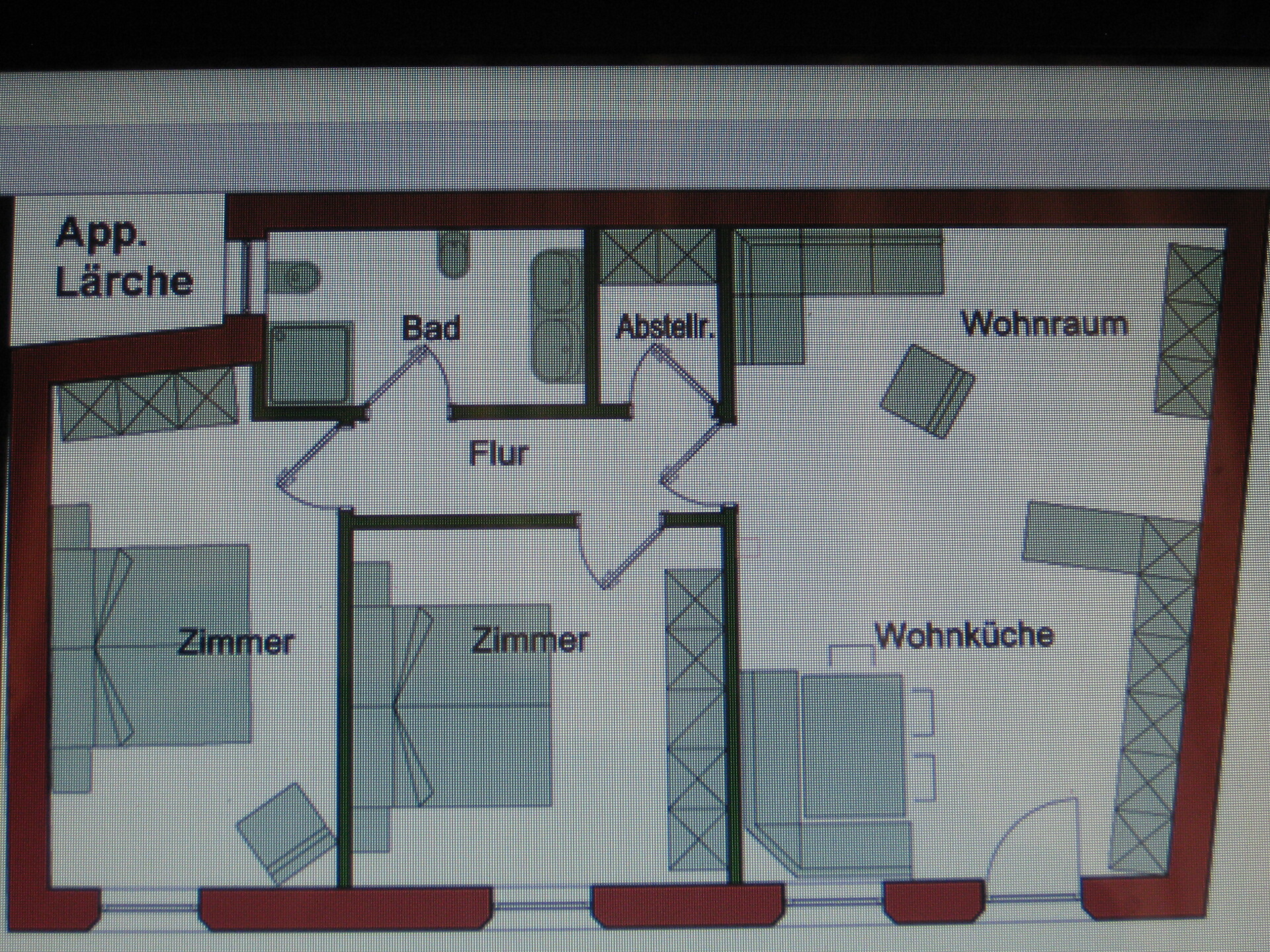floorplan apartment "larice" (=lärche)