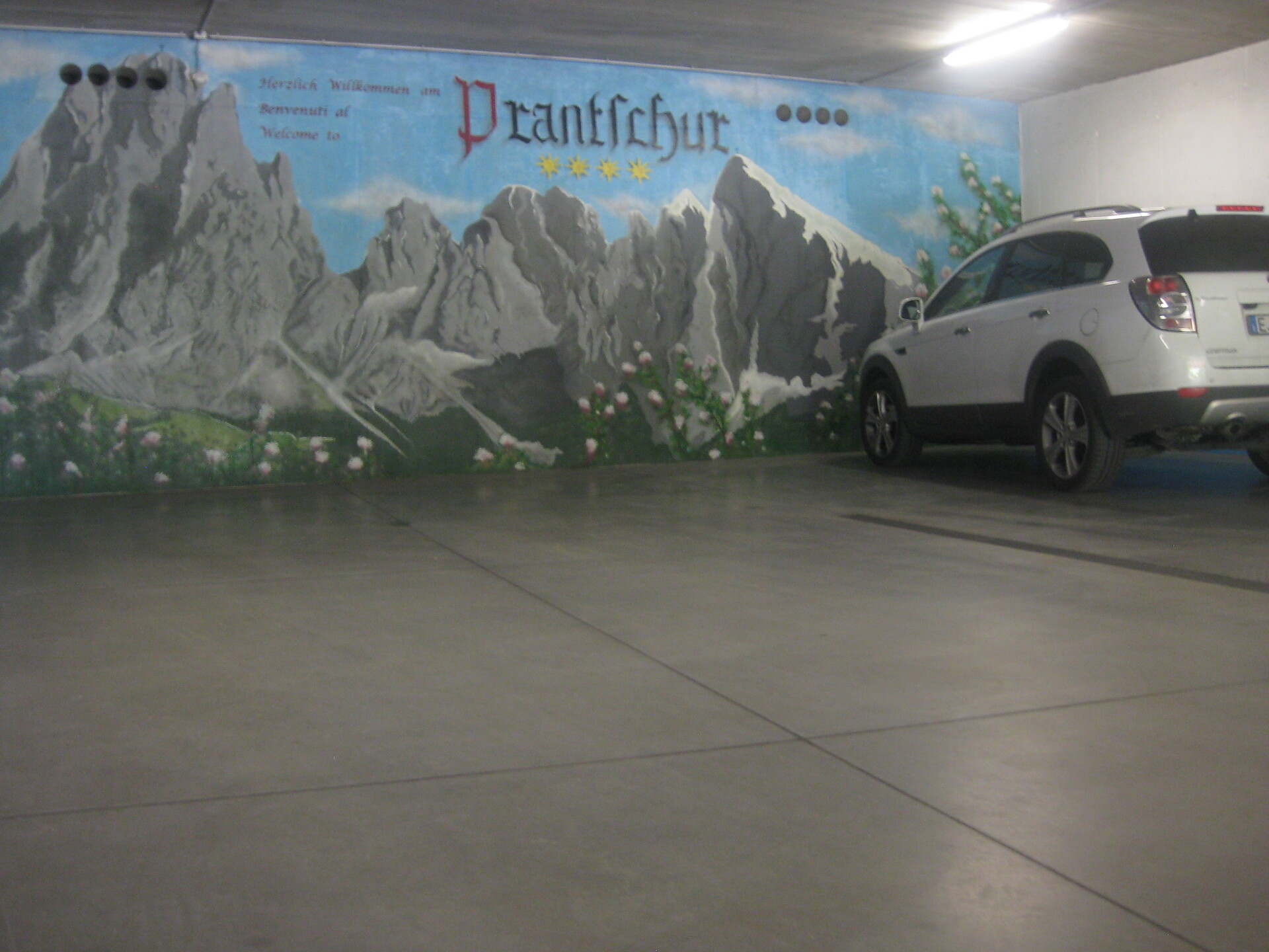 the garage