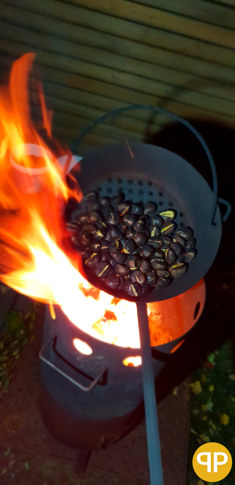 Kastanienzeit im Herbst