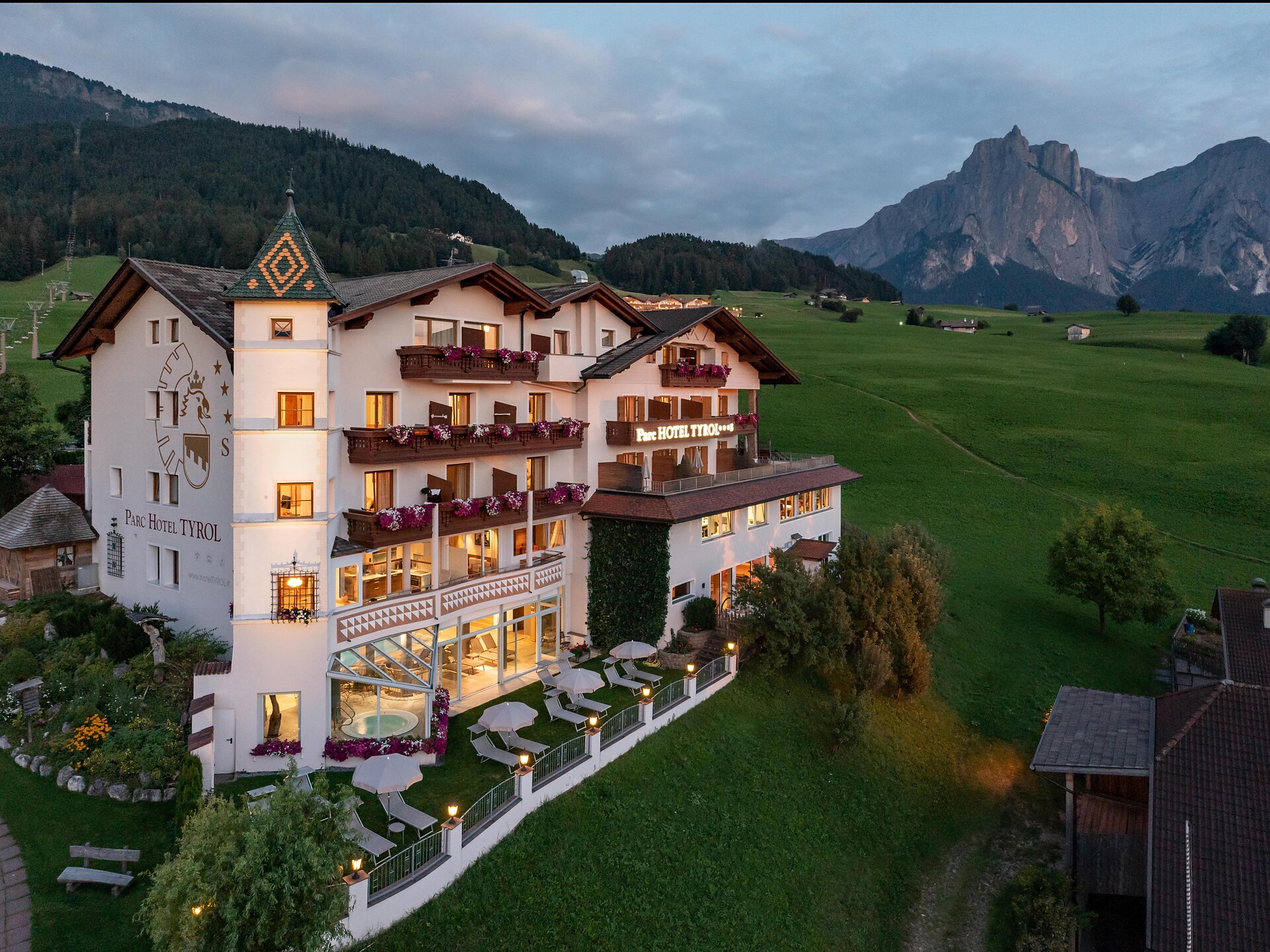 Parc Hotel Tyrol, Castelrotto, Alpe di Siusi, Alto Adige, South Tyrol, Dolomites