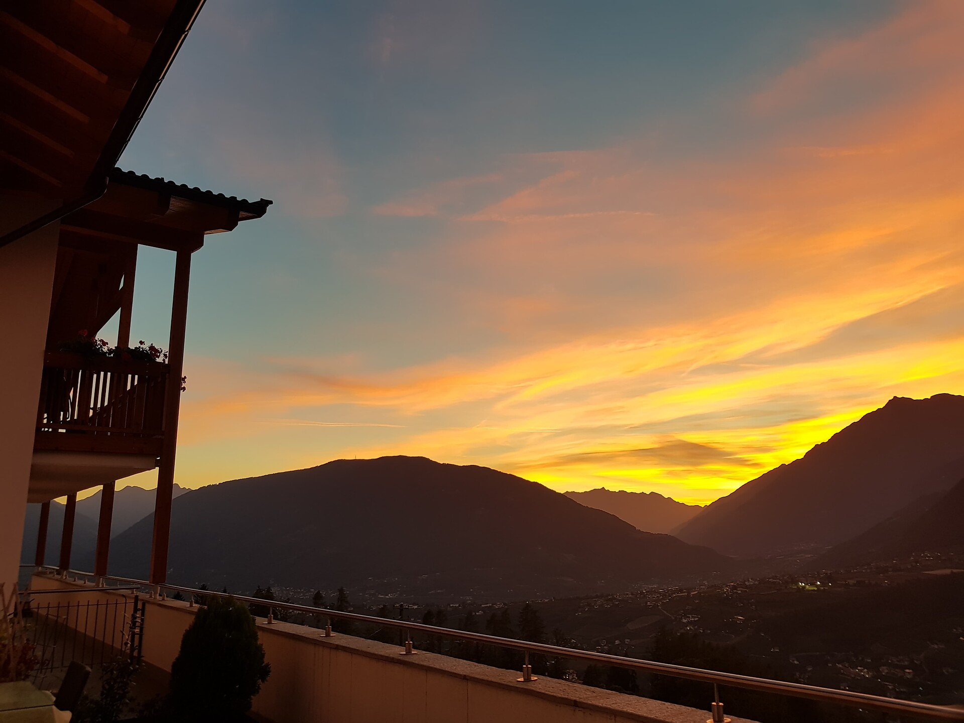 Autumn sunset