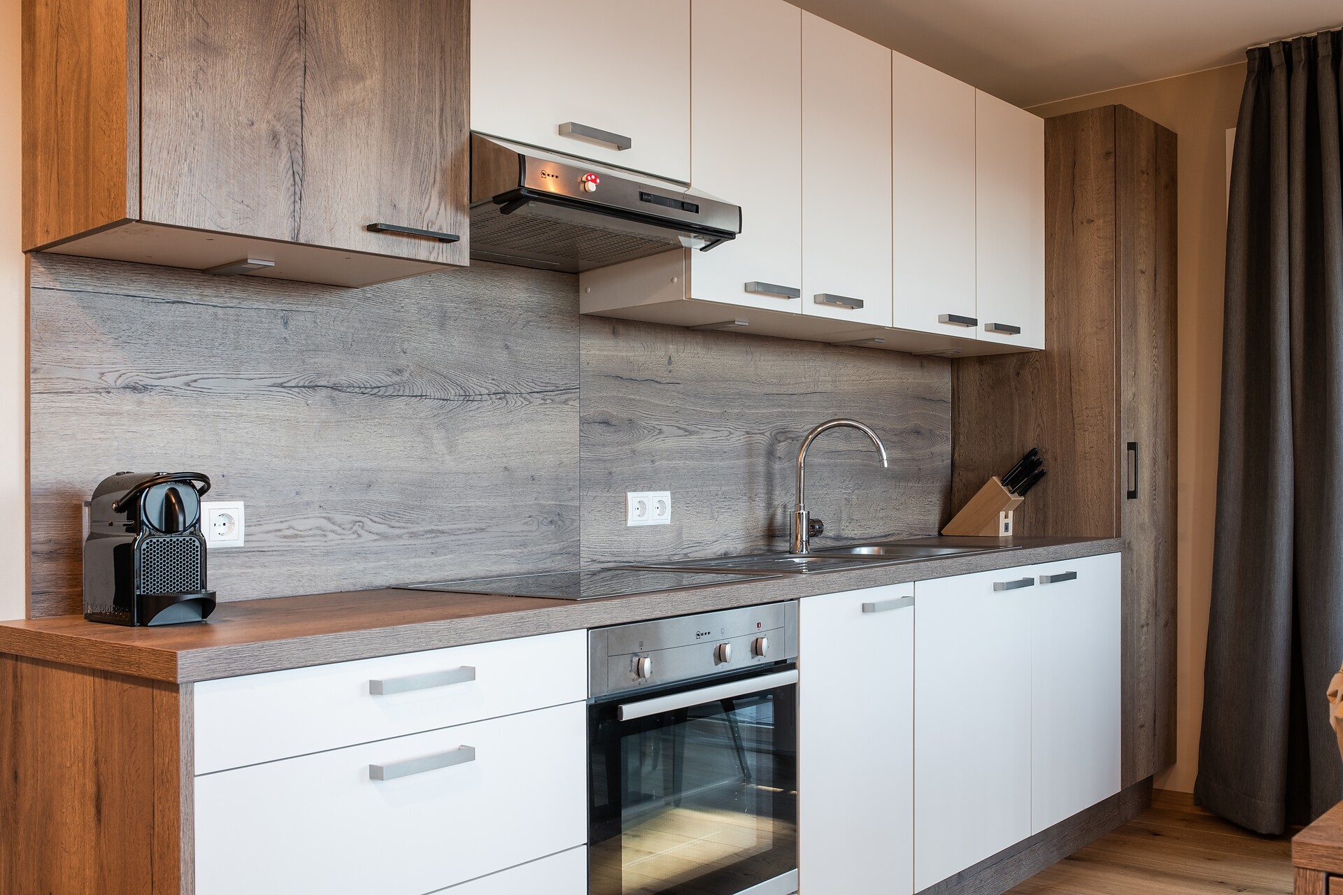 Spacious kitchen in the Chalets