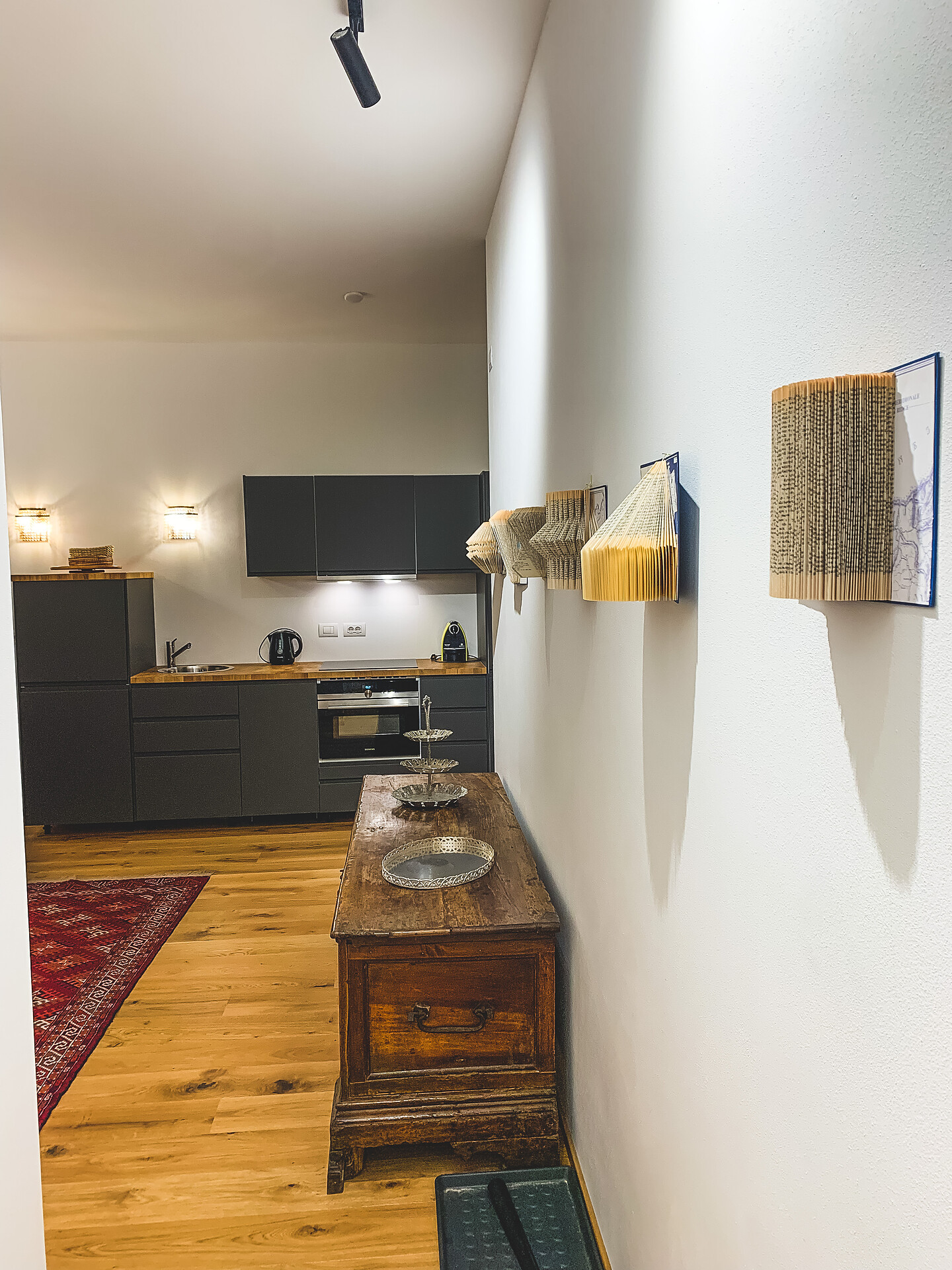 Combined kitchen and living room