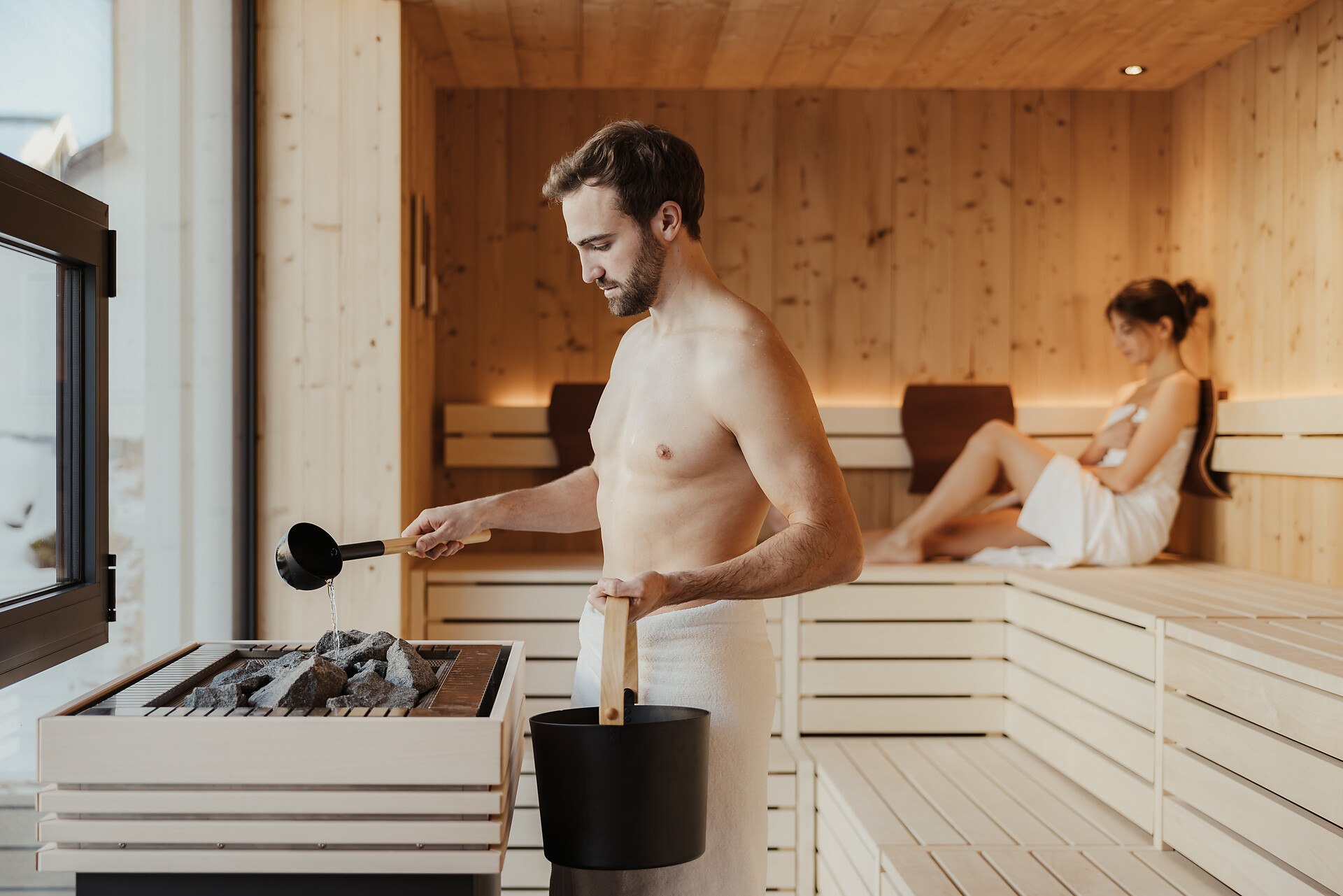 Finnische Sauna