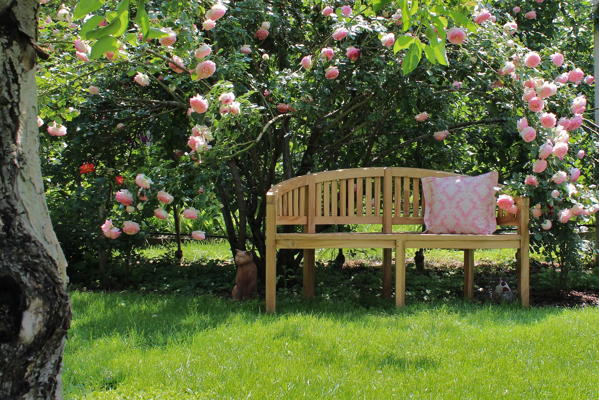 Einladende Sitzpläte im Garten