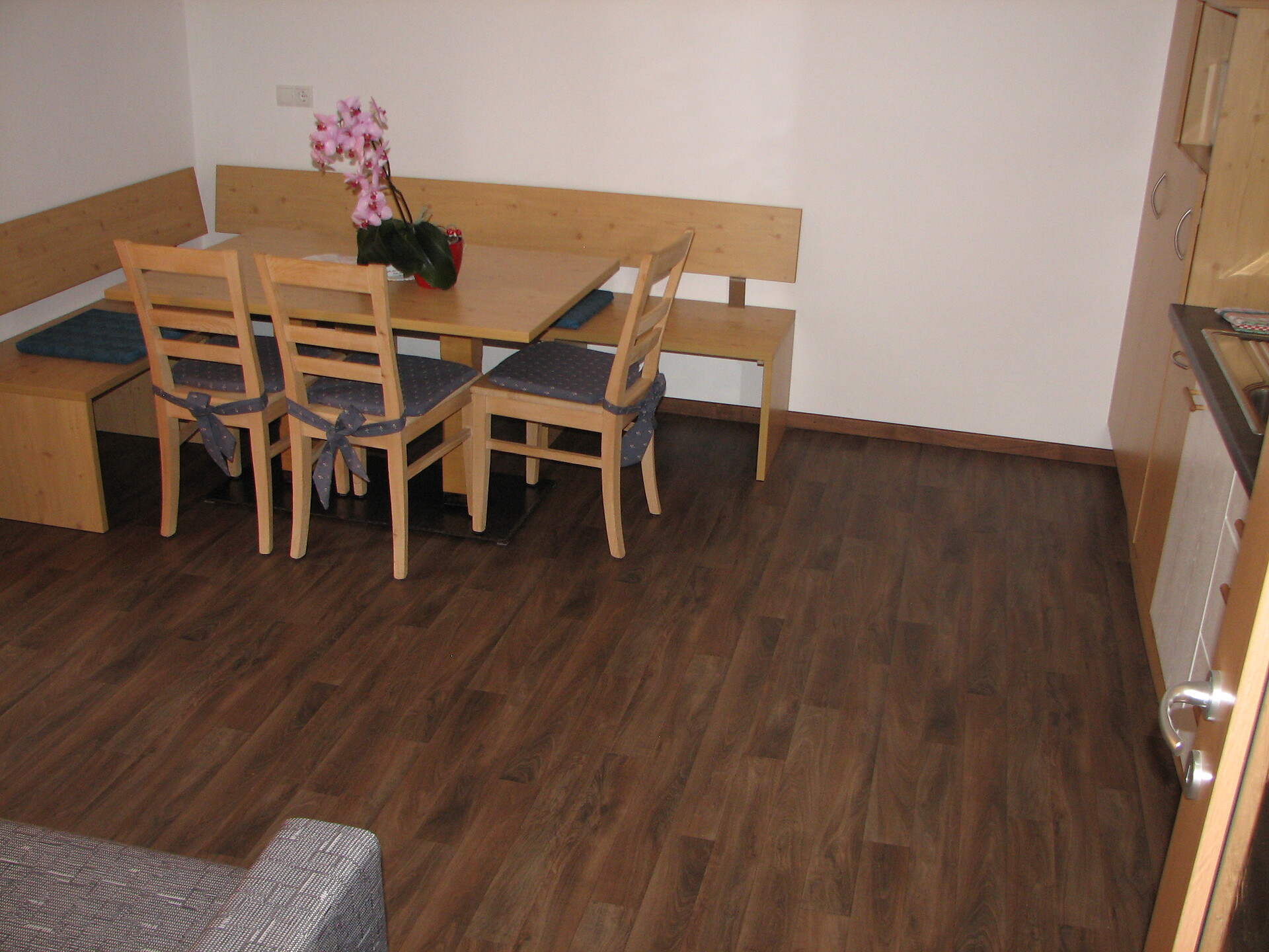 Kitchen and living room