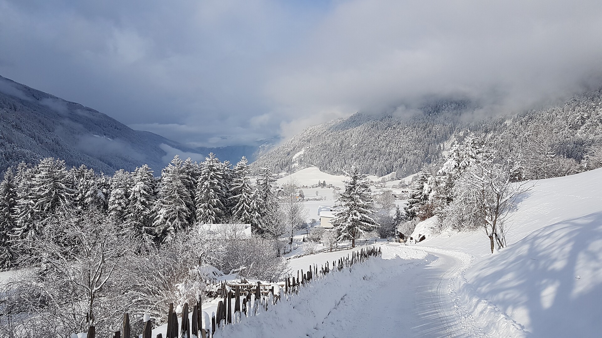Vista a valle