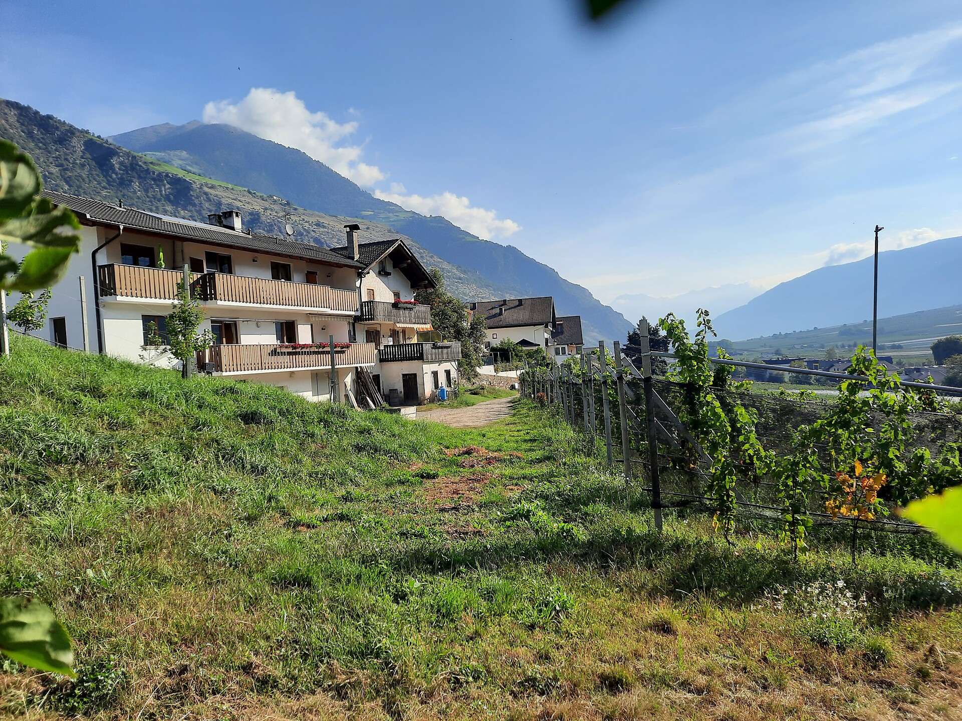 Blick auf unser Haus