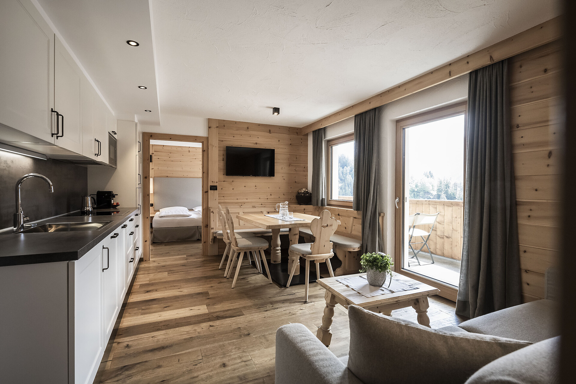 Wohnzimmer + Küche