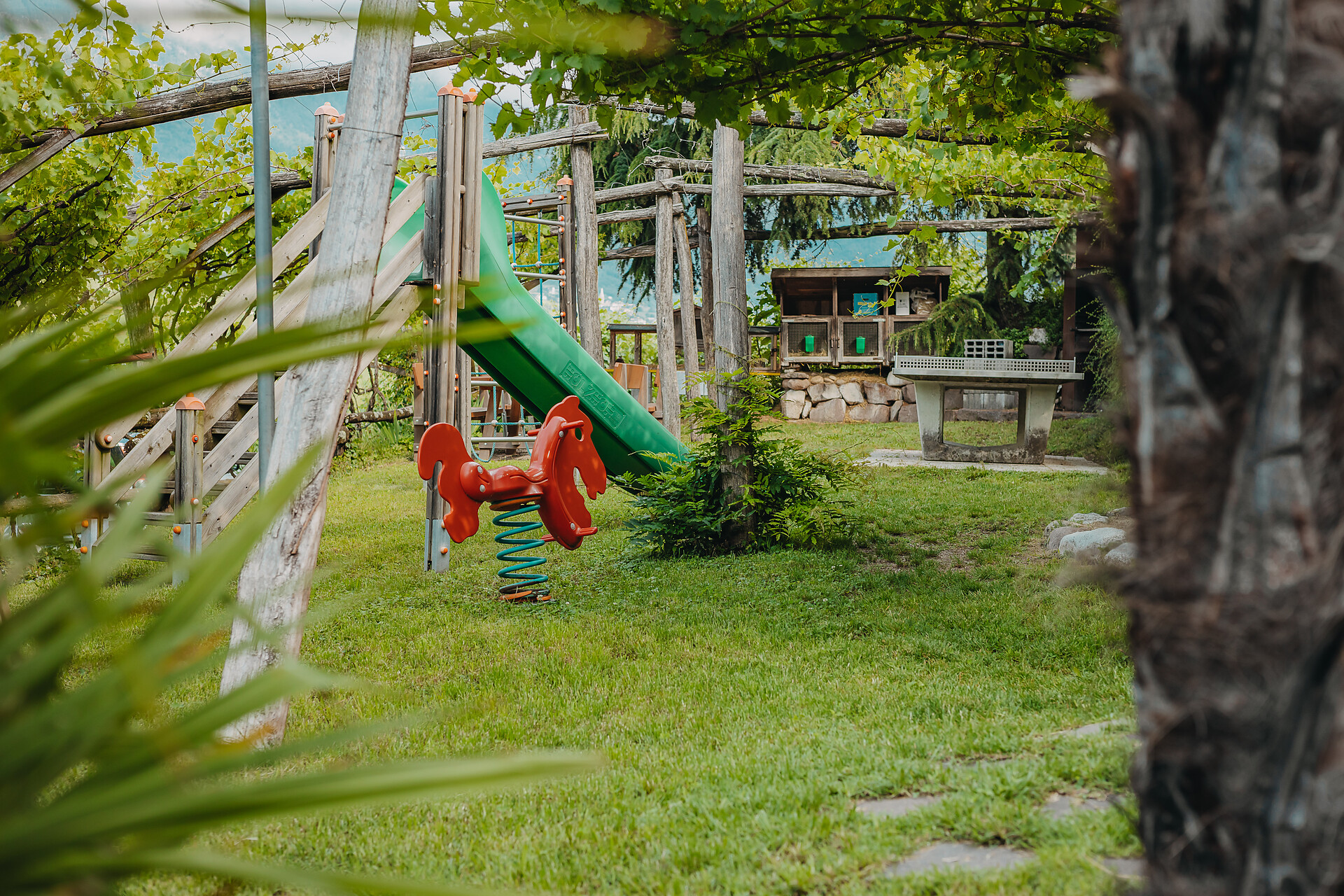 Veduta della residence e dintorni