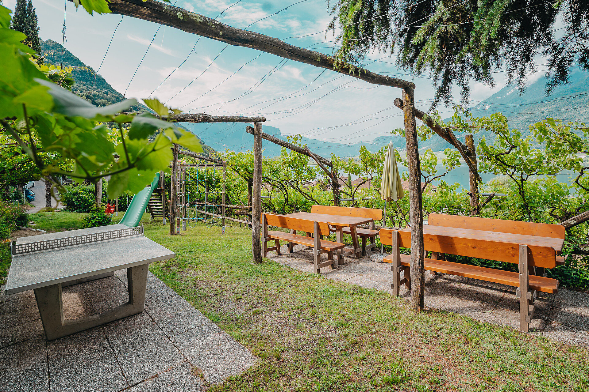 Veduta della residence e dintorni