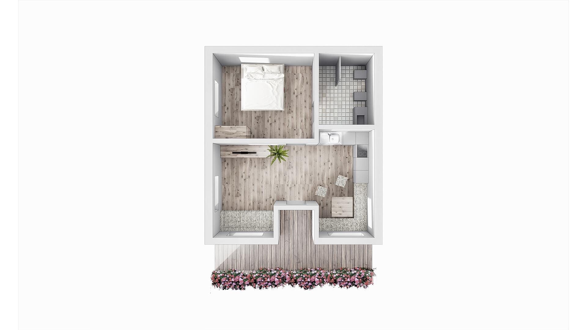 Floor plan holiday apartment