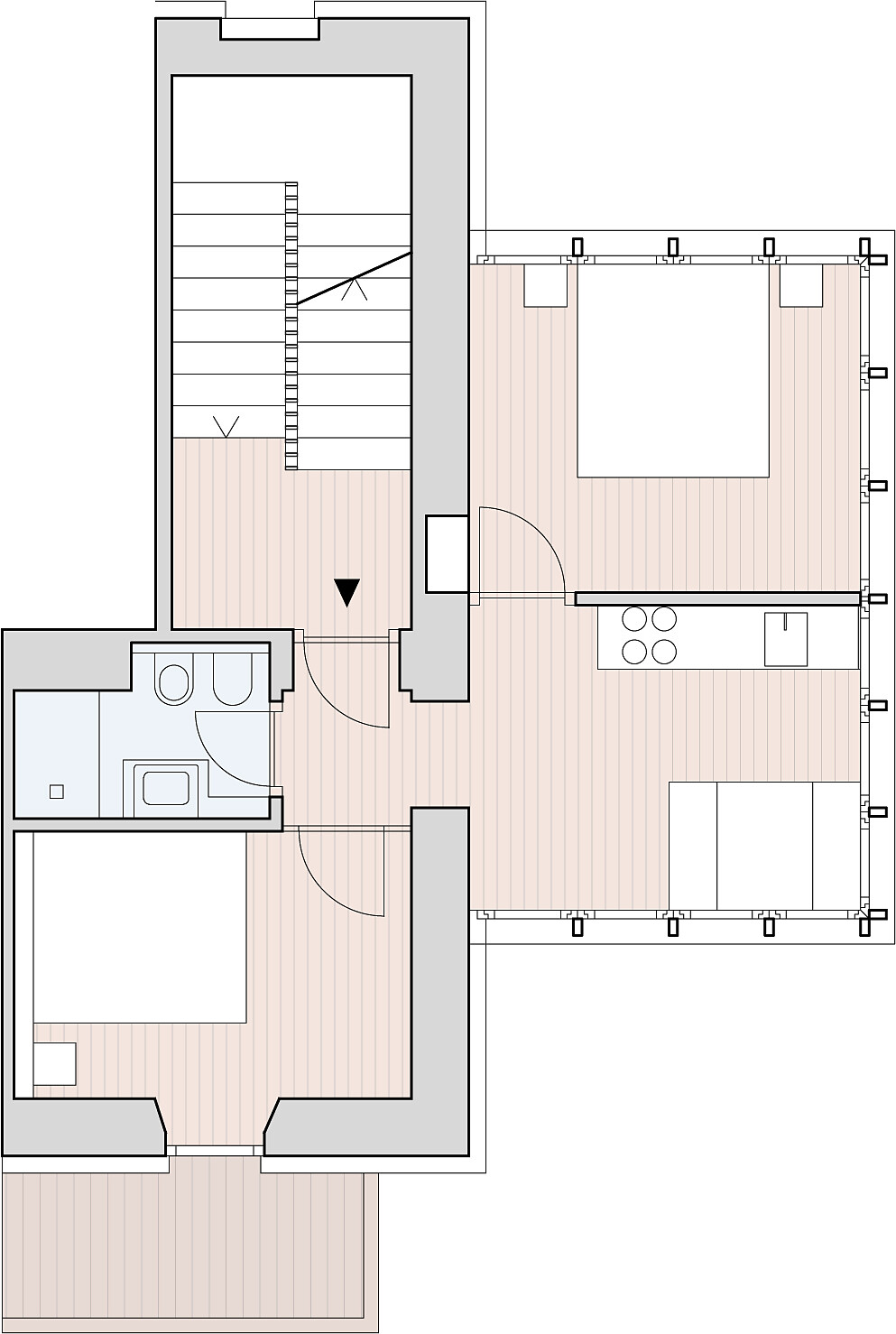 apartment for 2