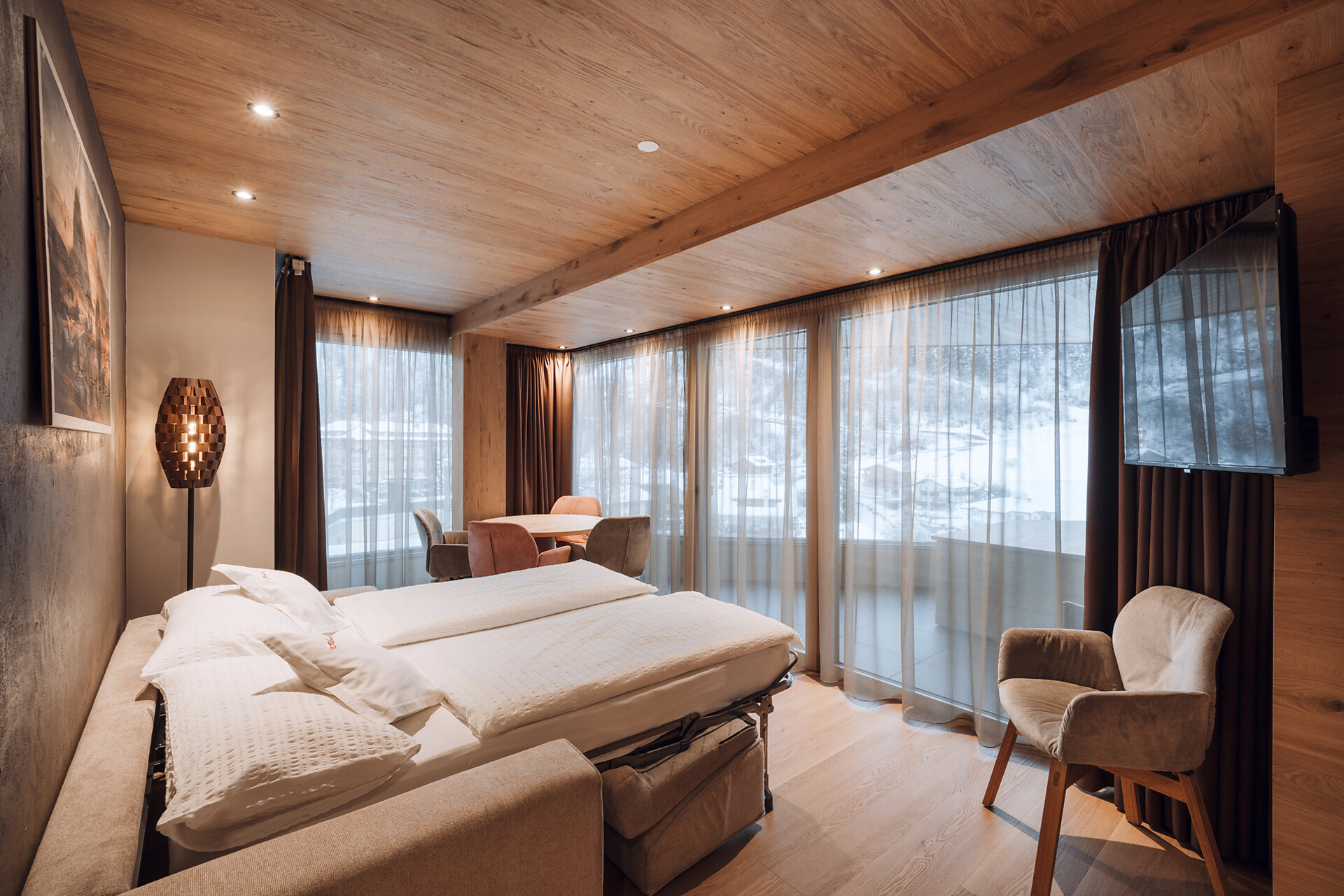 Divano letto in soggiorno Appartamento n4