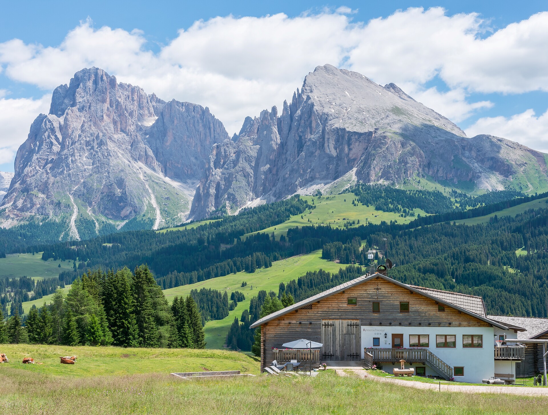 Malga Römer in estate