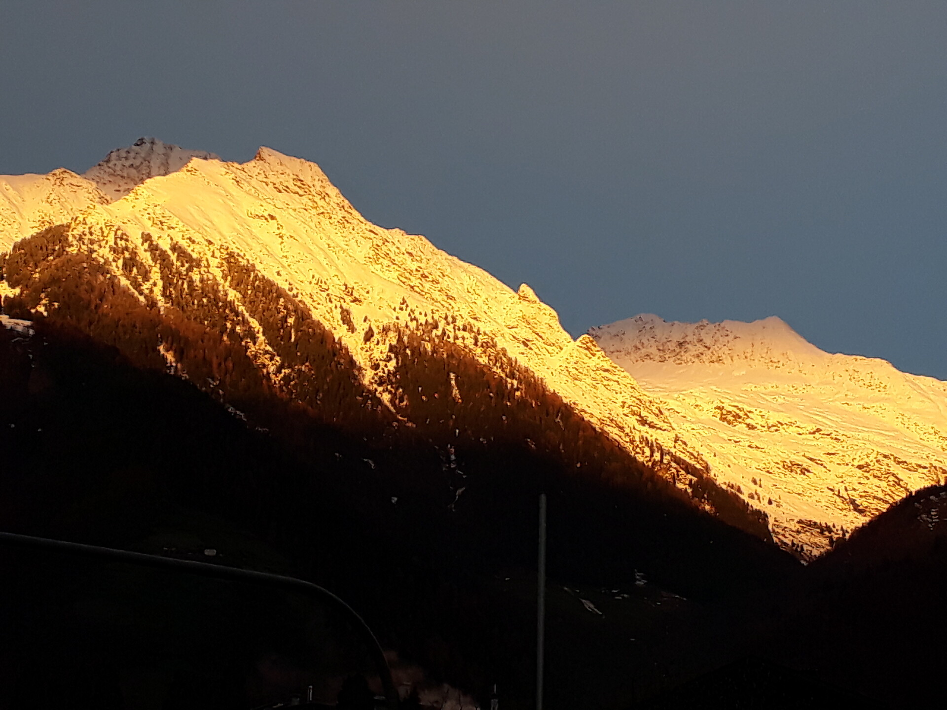 Sunrise in autumn
