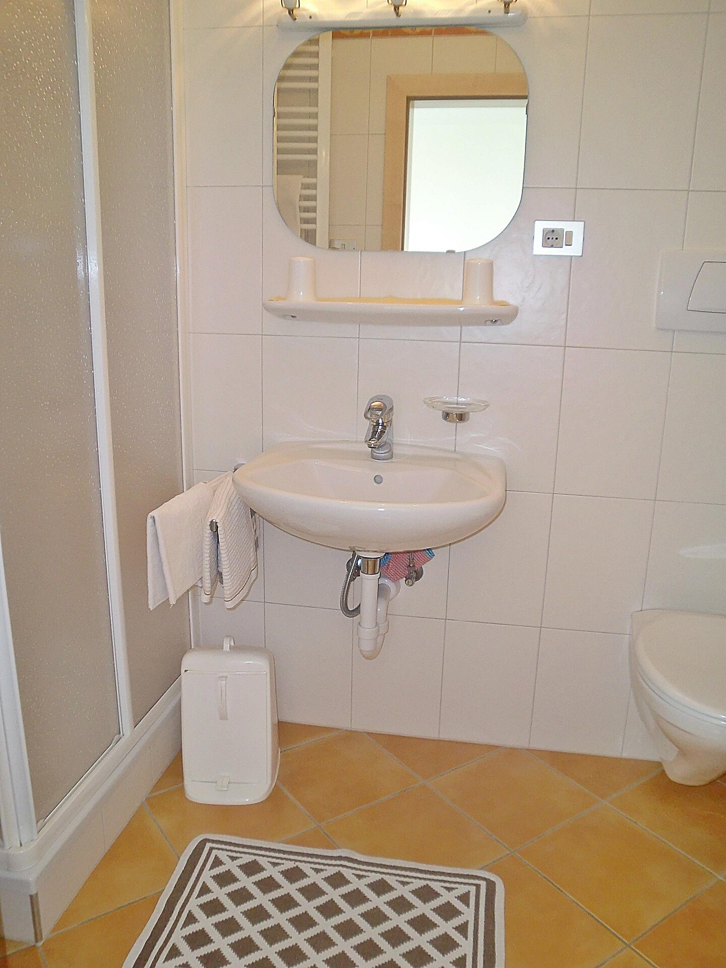 Example bathroom of the apartment