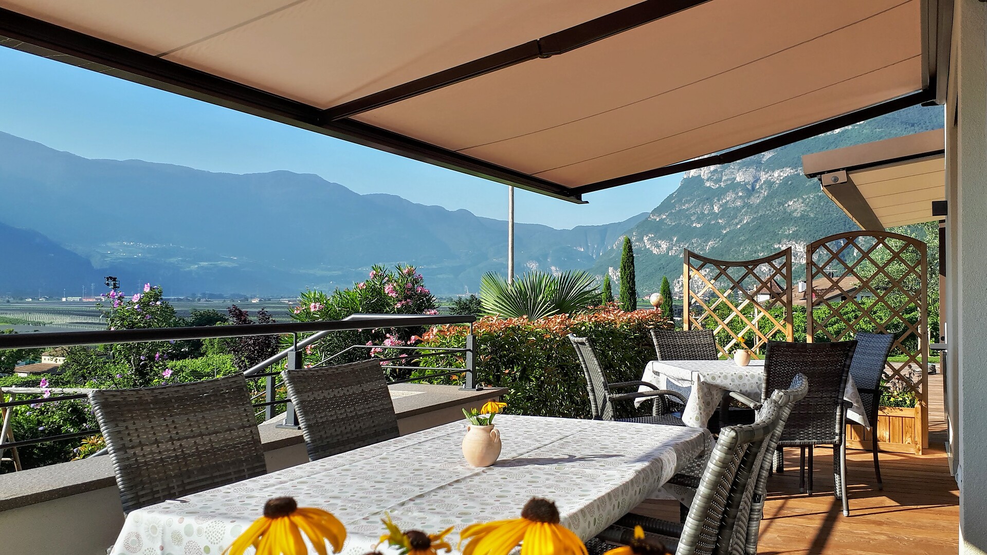 Breakfast terrace