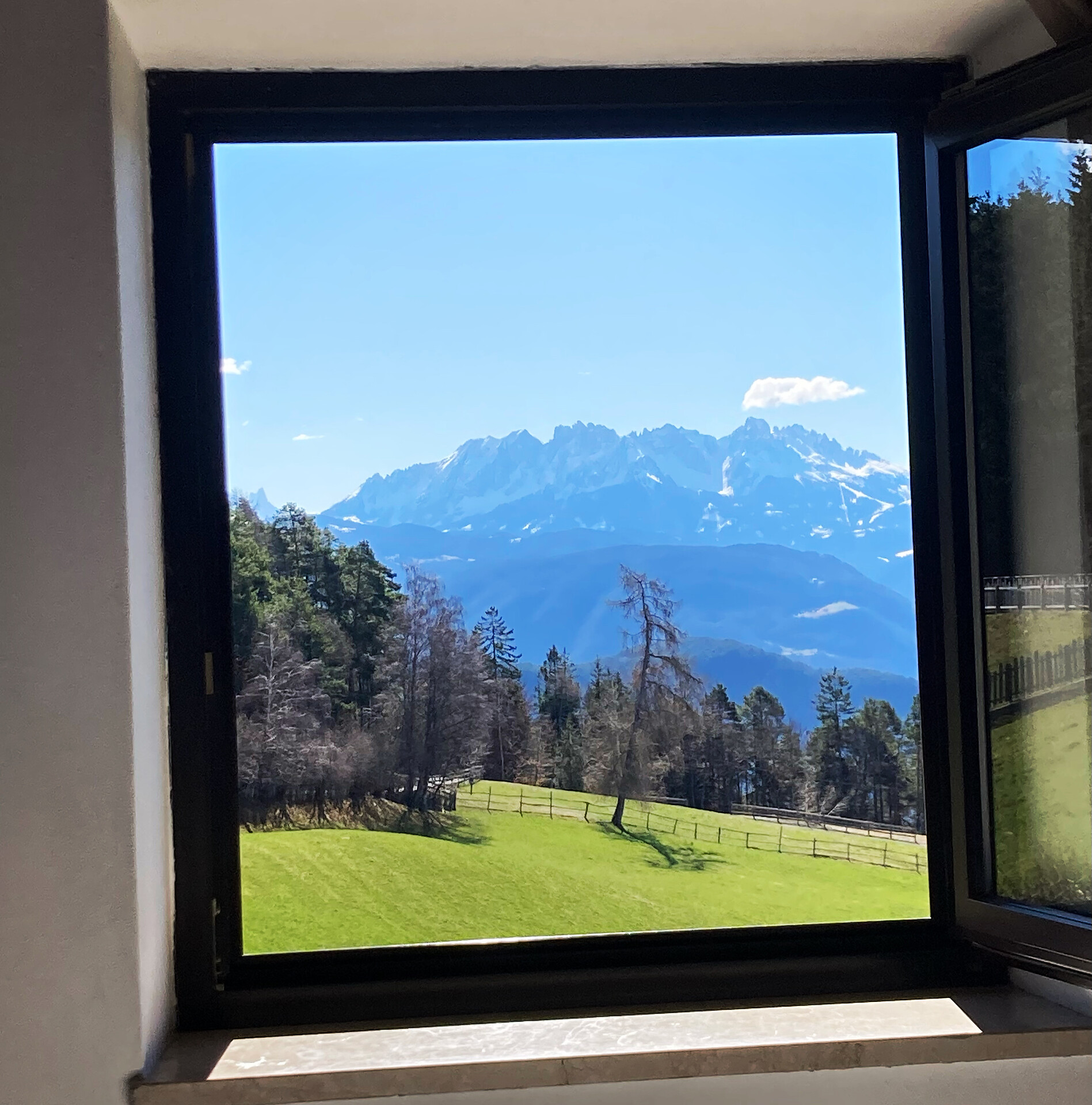 Blick auf die Berge