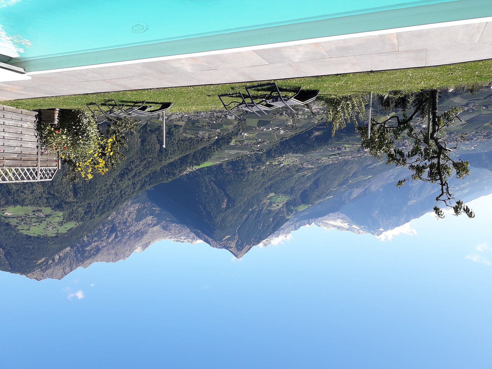 pool with panoramic view