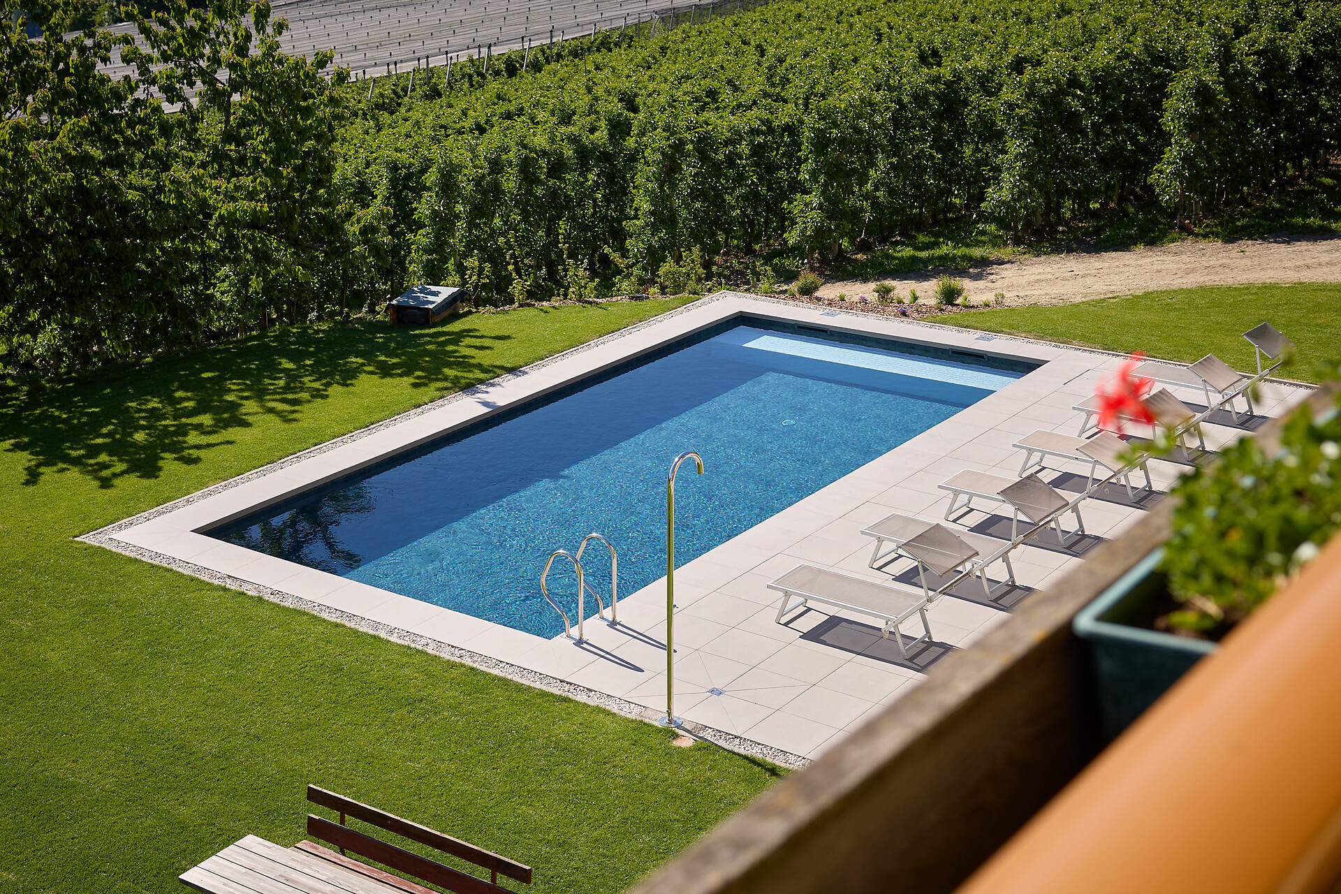 Beheizter Pool