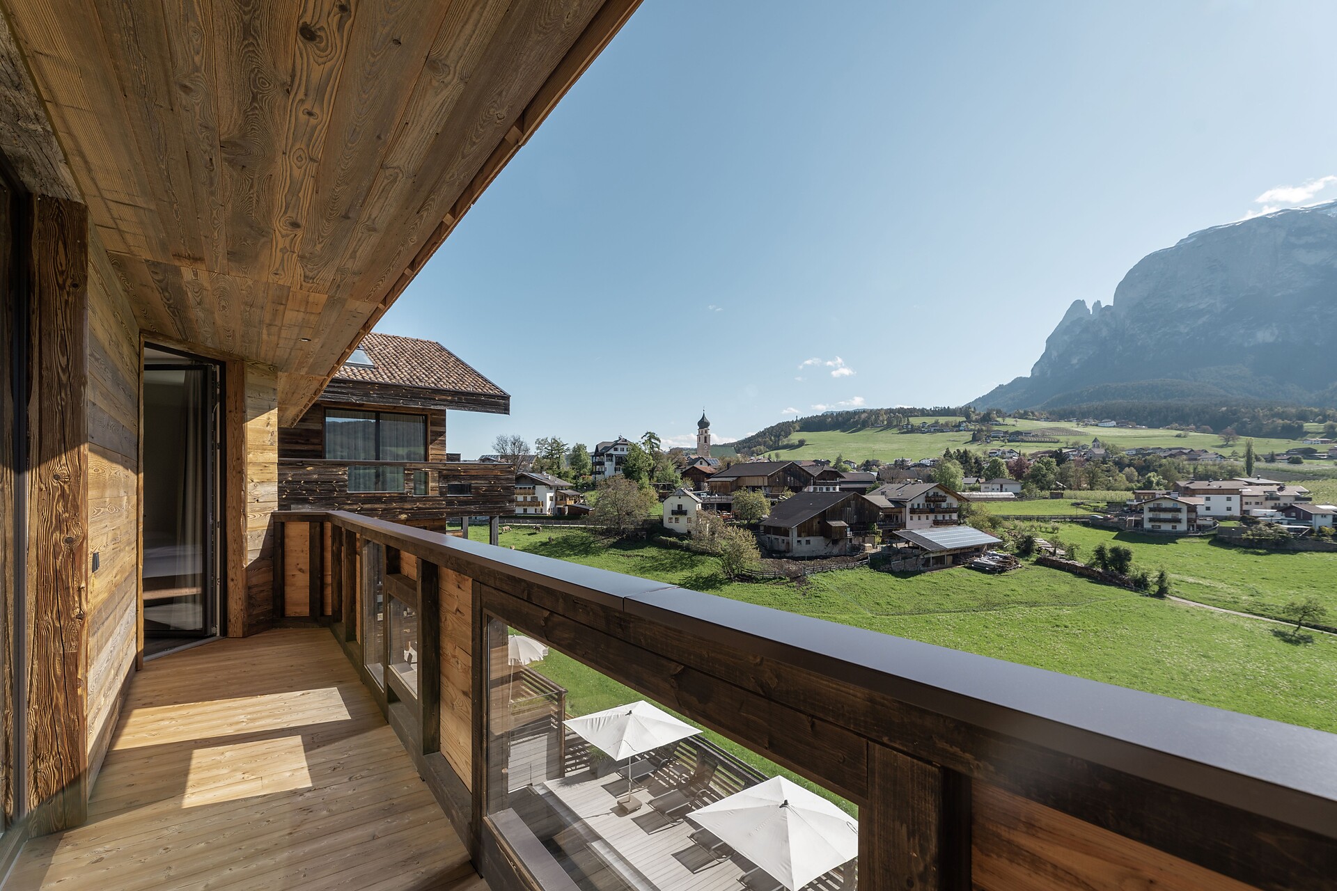 Appartement Typ D Seiser Alm Balkon herrliche Aussicht