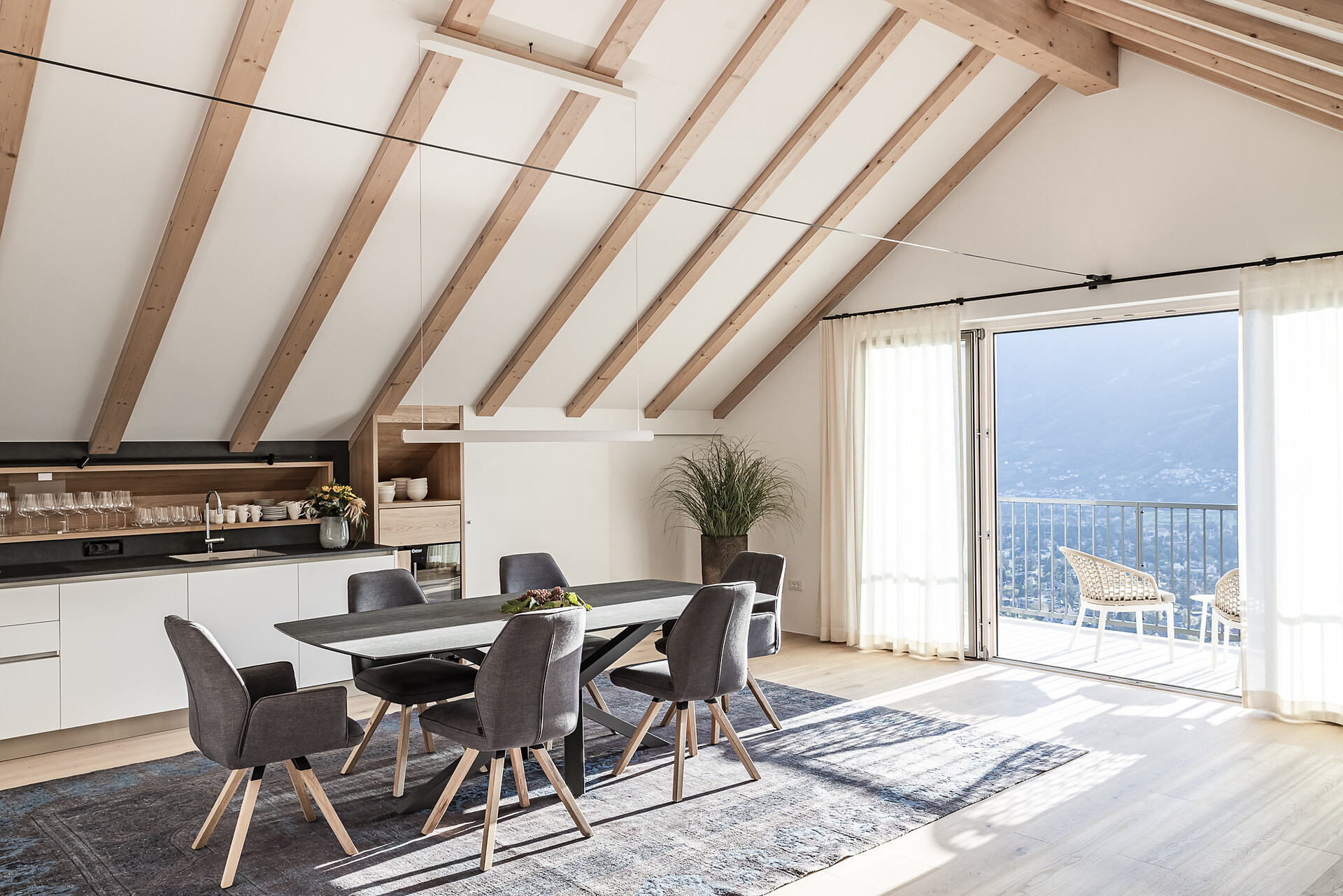 living & dining room