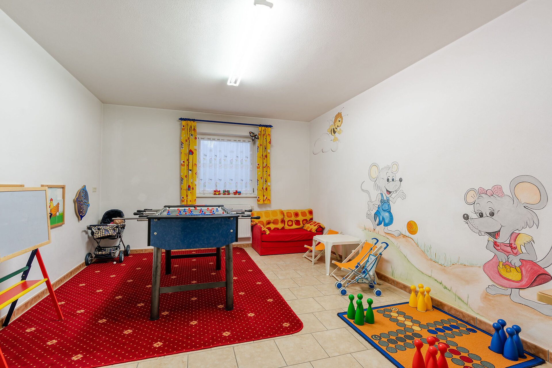 Room with games for children
