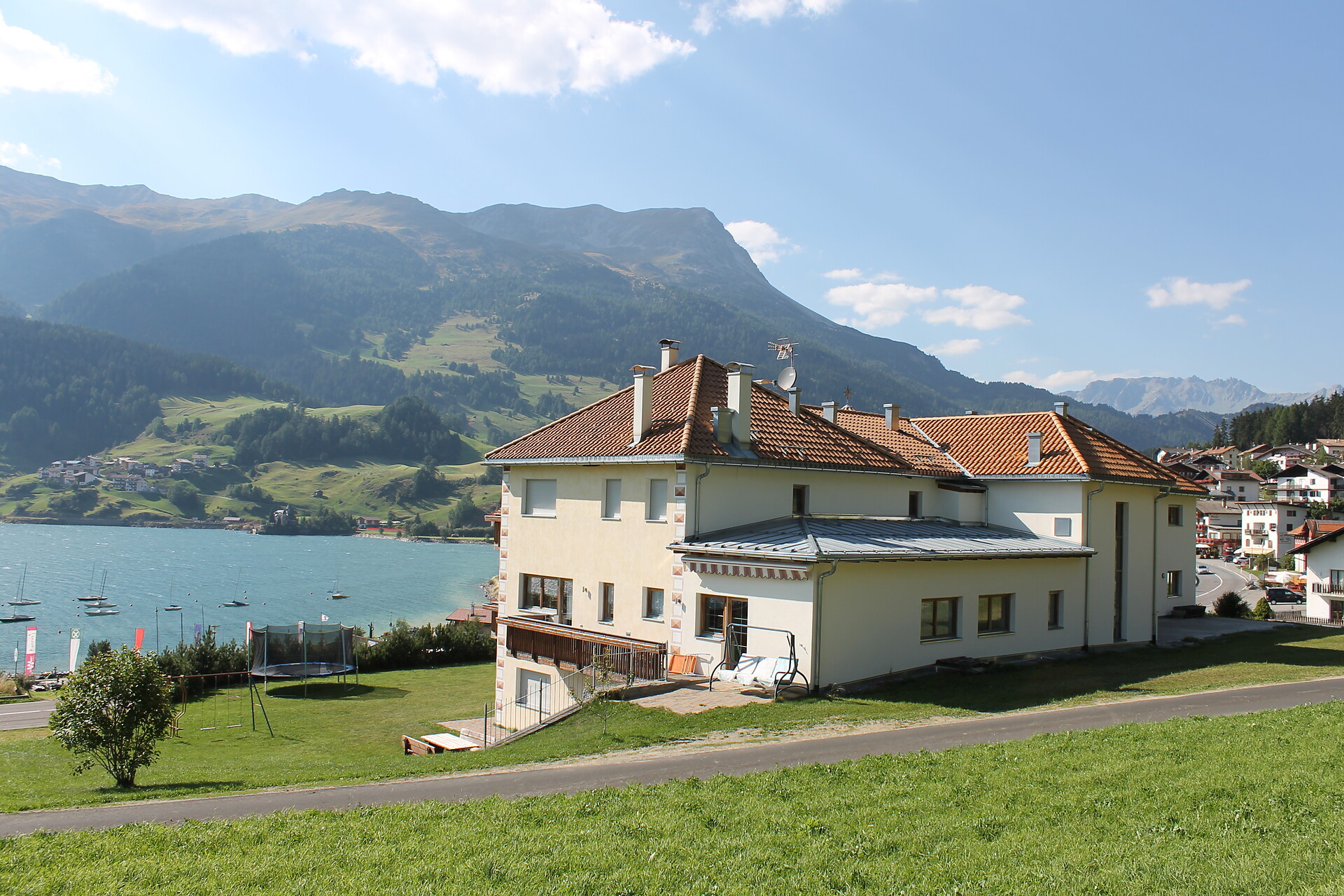 House and lake