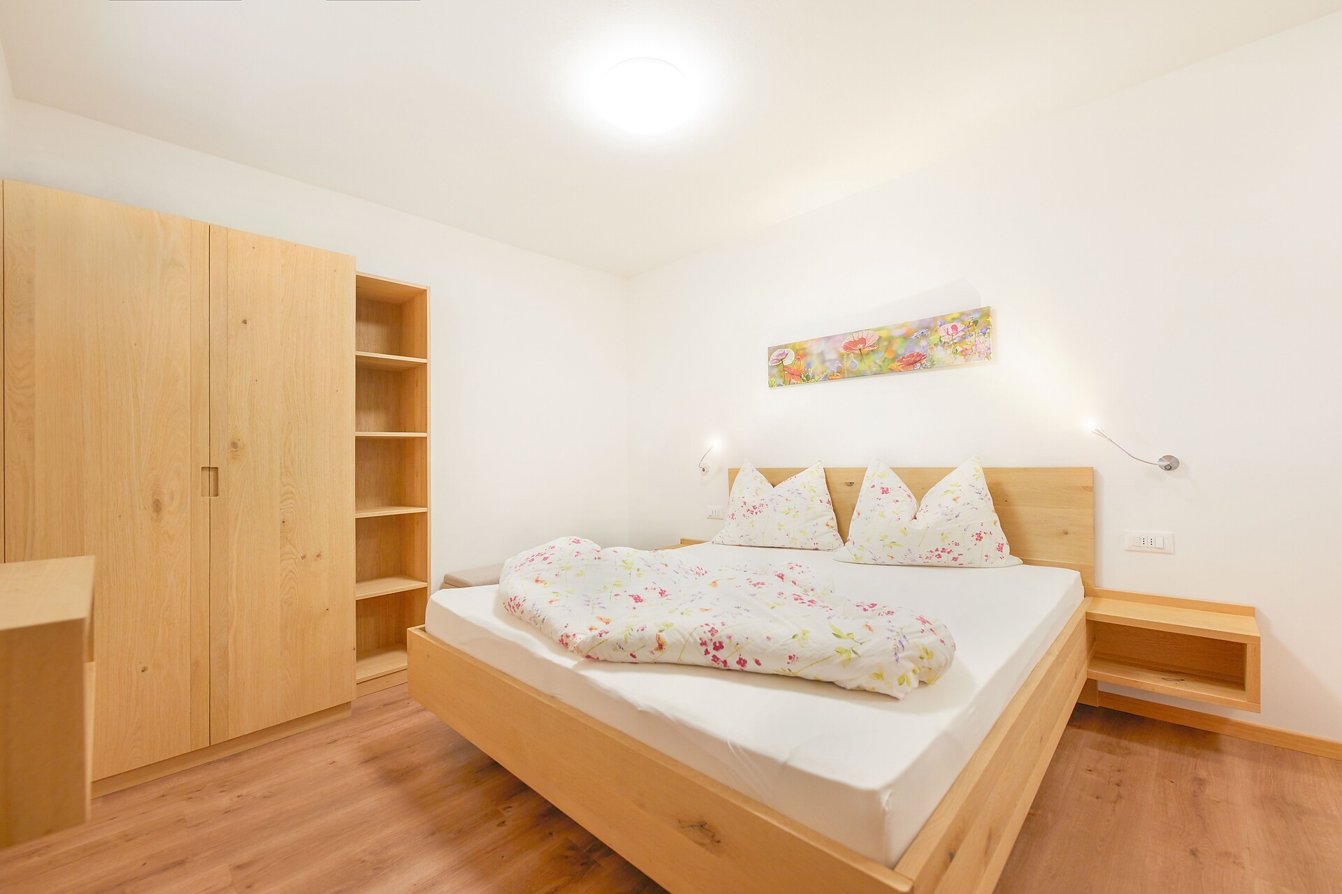 holiday flat with two separate bedrooms