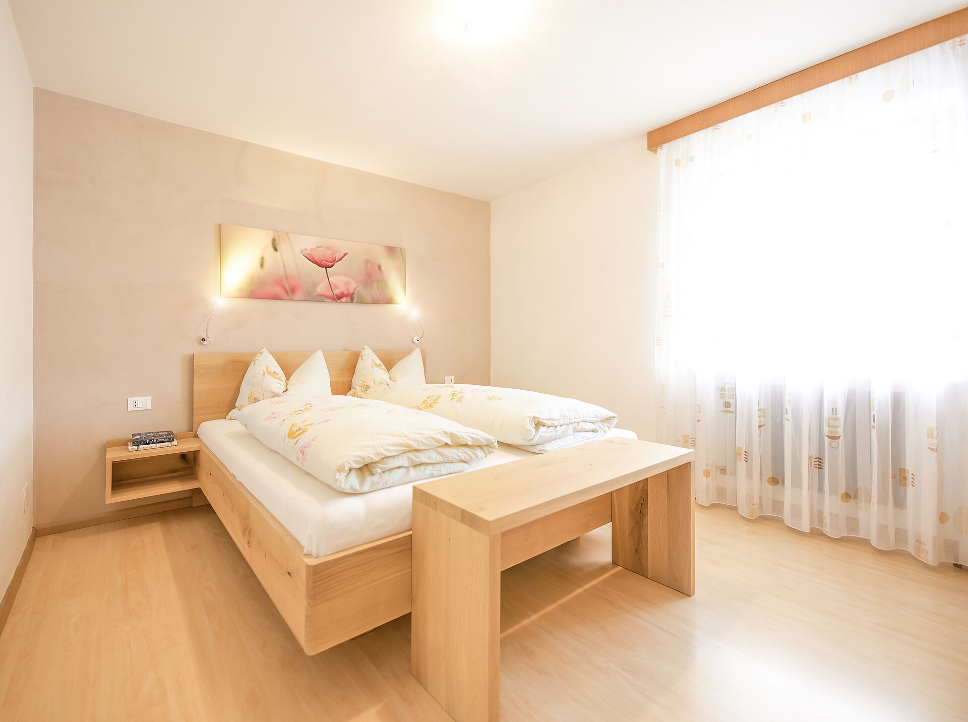 holiday flat with one separate bedroom