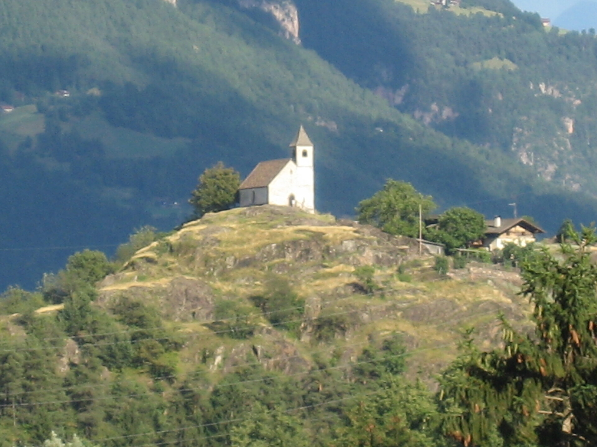 view to the church St. Hippolyt