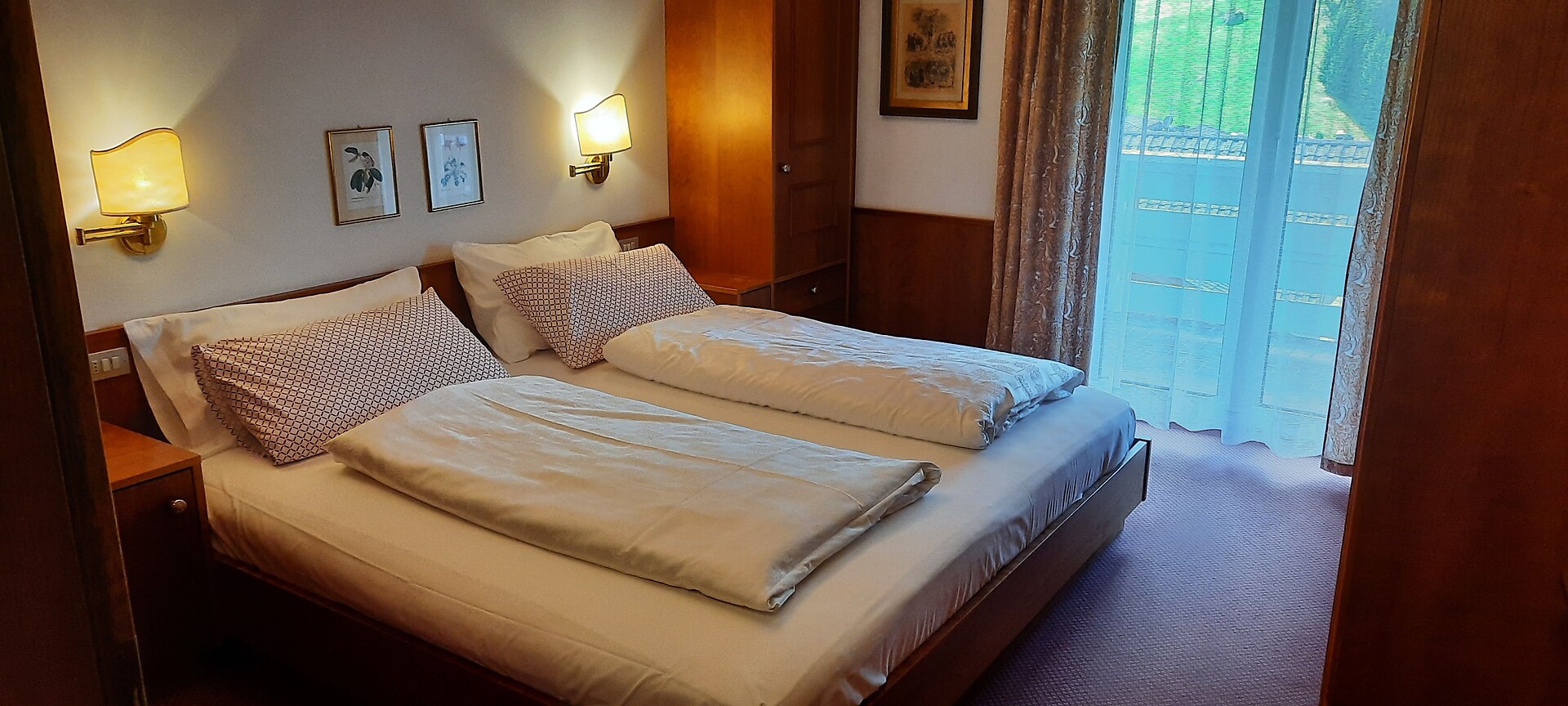 Camera da letto appartamento 4 persone